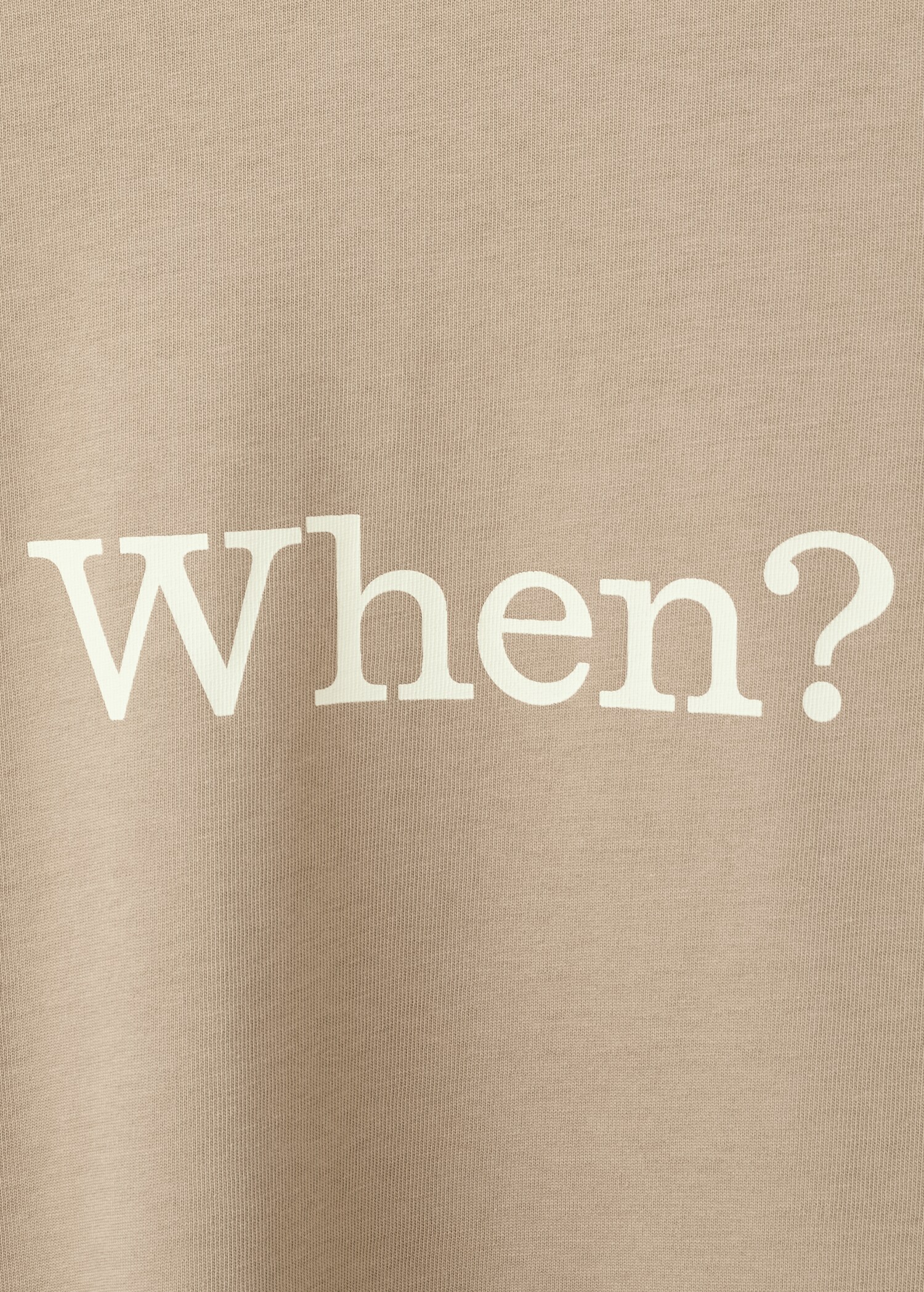 100% cotton t-shirt with printed text - Details of the article 0