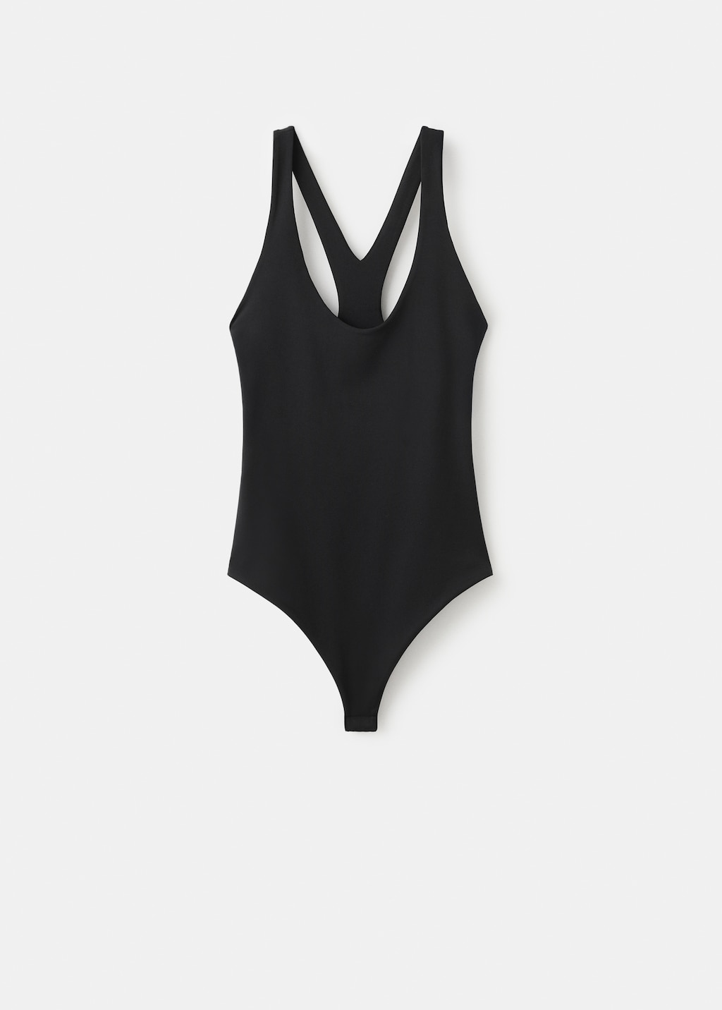 Fitted bodysuit with open back - image 2