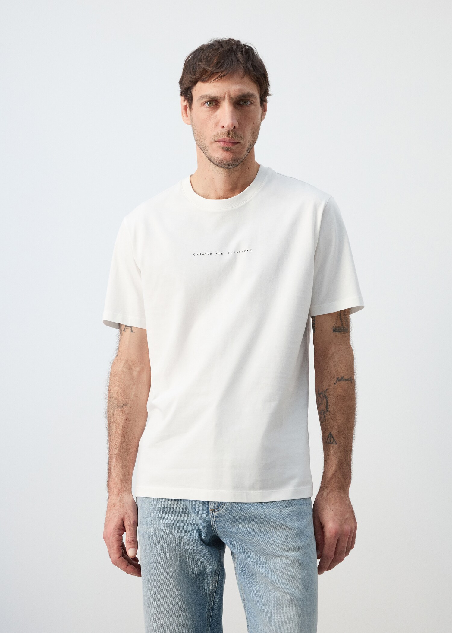 100% cotton graphic tee - Medium plane