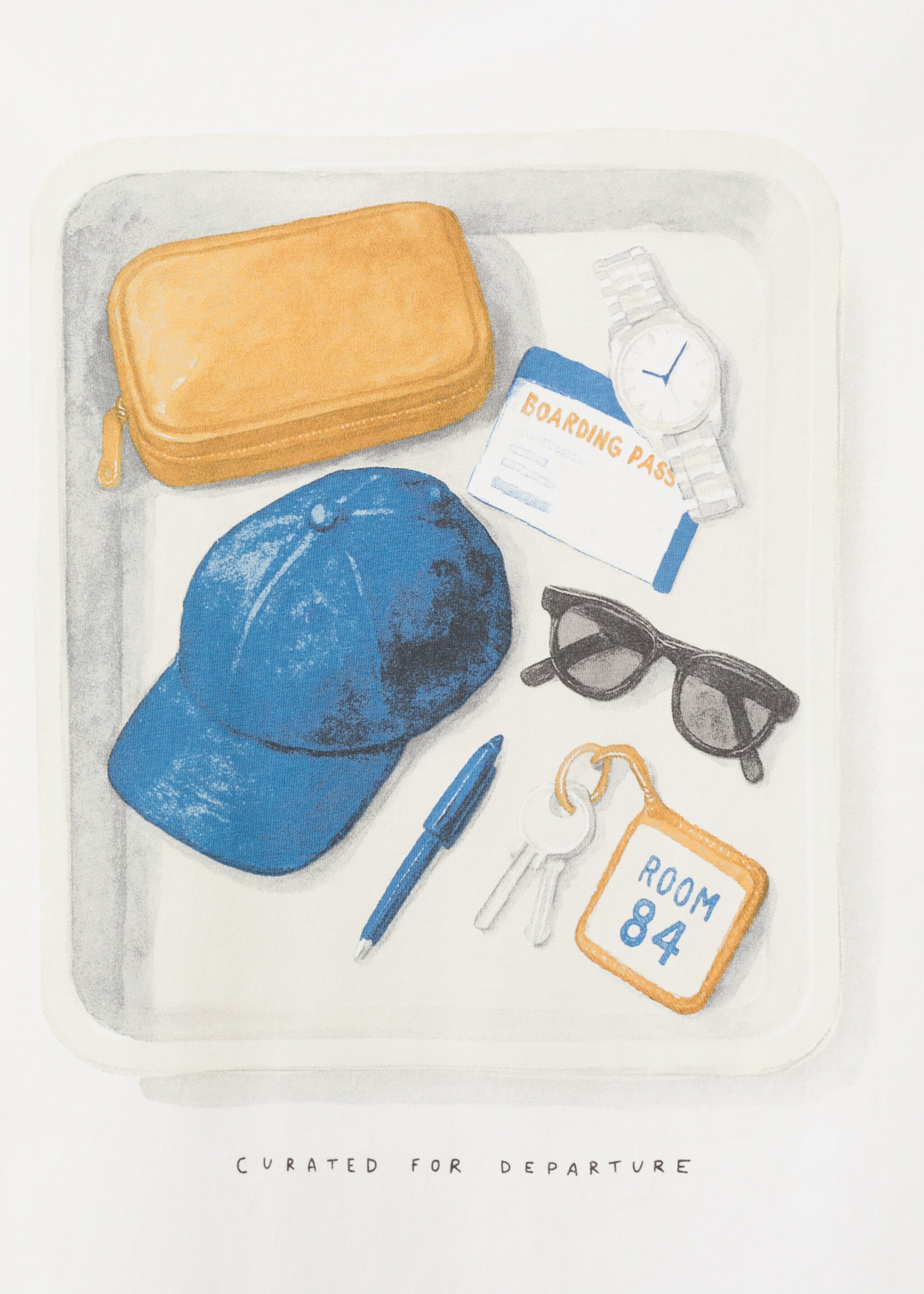 100% cotton graphic tee - Details of the article 0, White. Ref: 27045998-00.