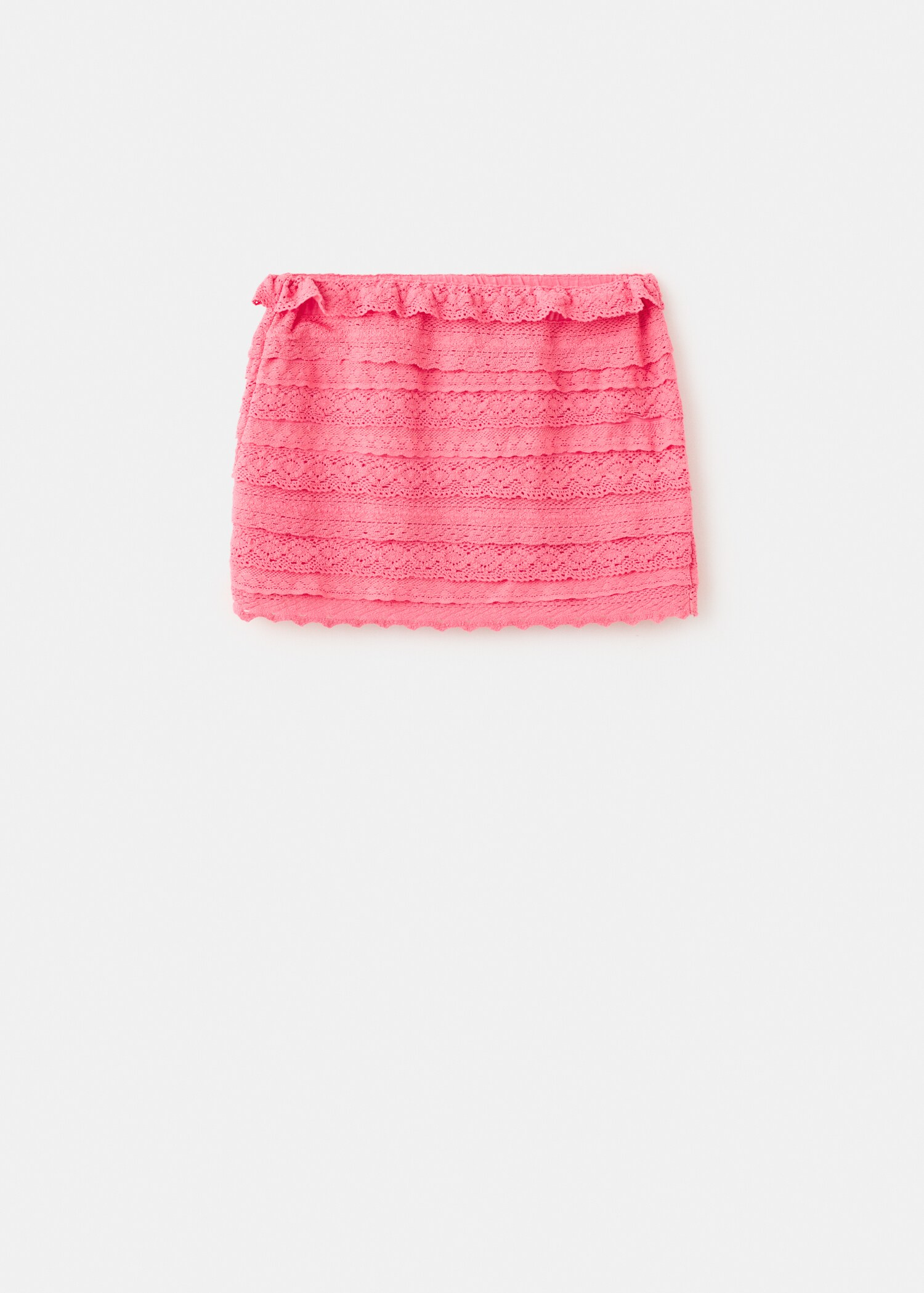 Crochet ruffle skirt - Article without model