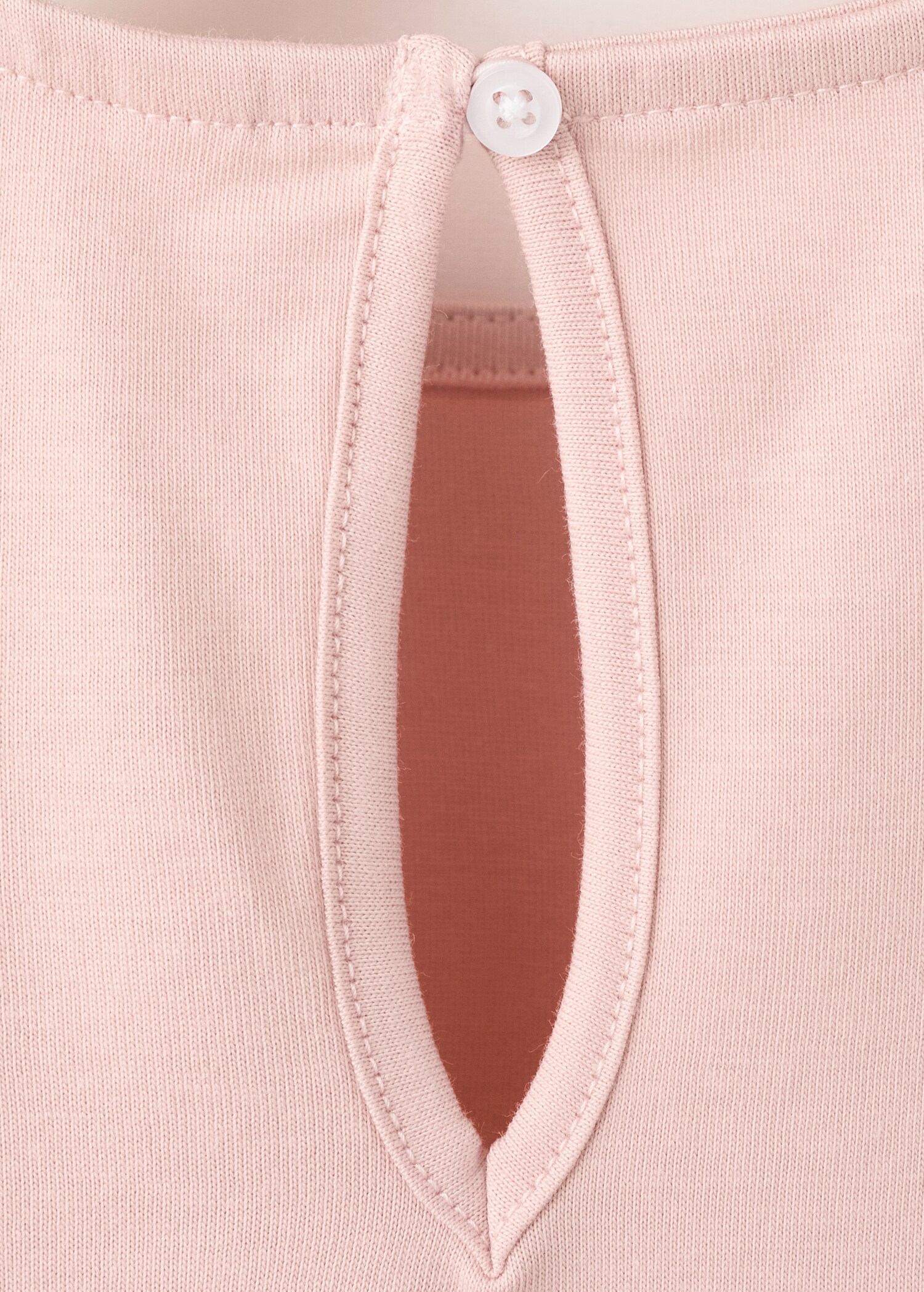 Ruffle top with embroidered details - Details of the article 0