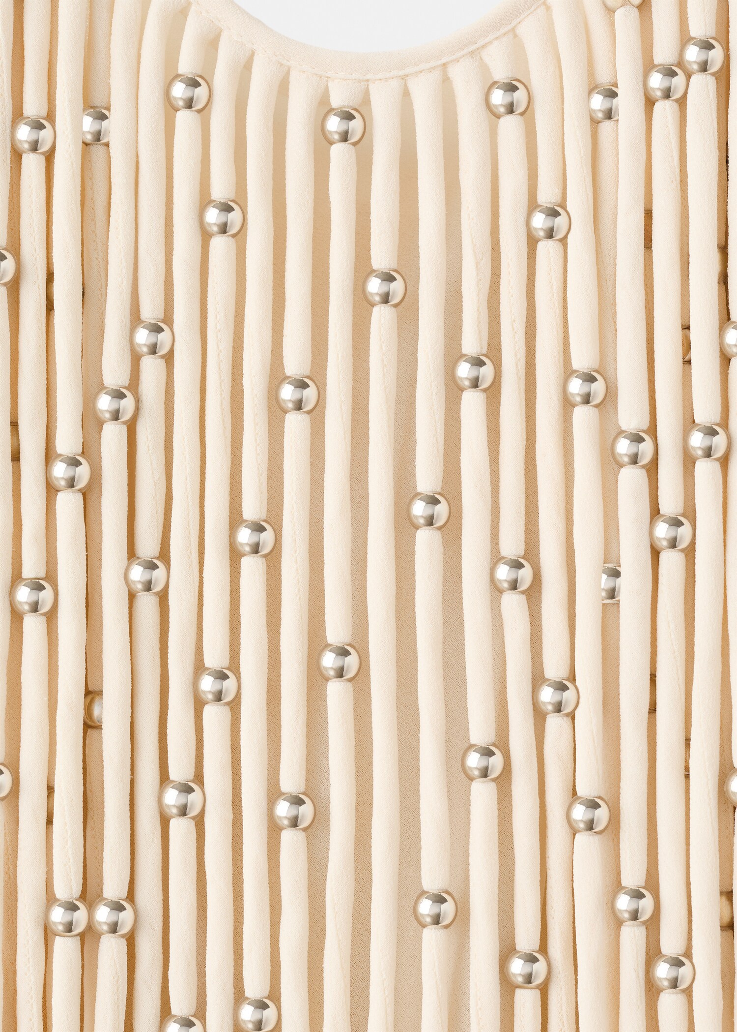 Long dress with sphere tassels - Details of the article 8