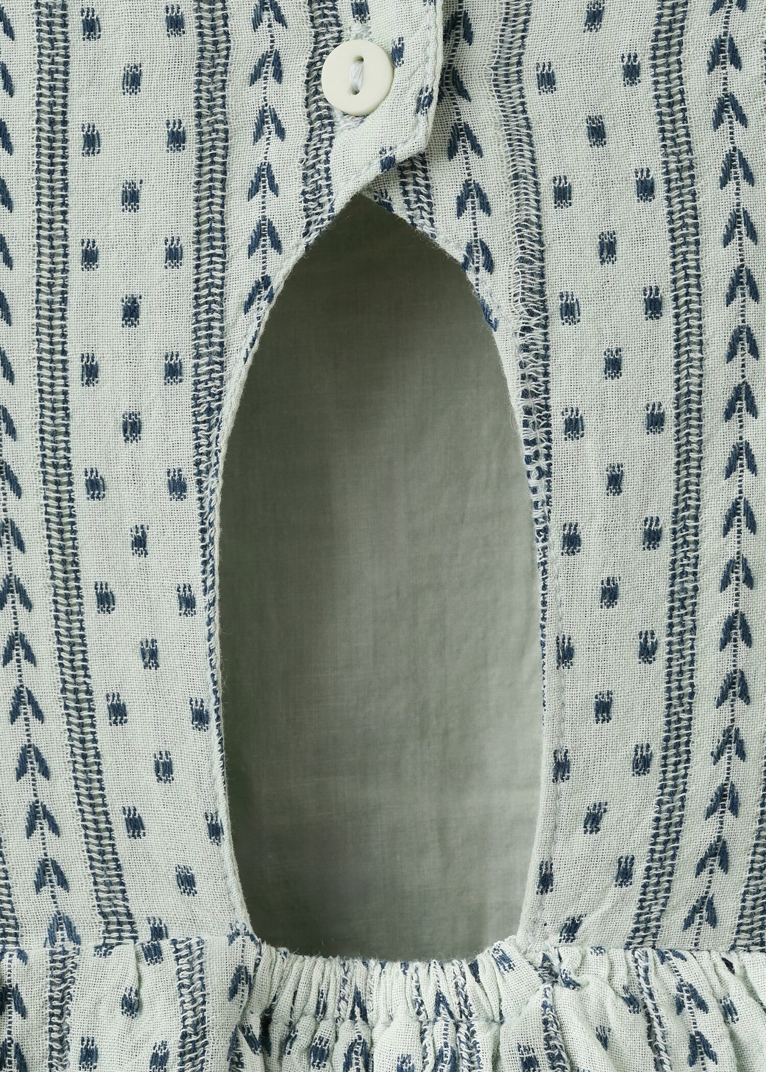 Vestido corto detalle volantes - Detalle del artículo 0