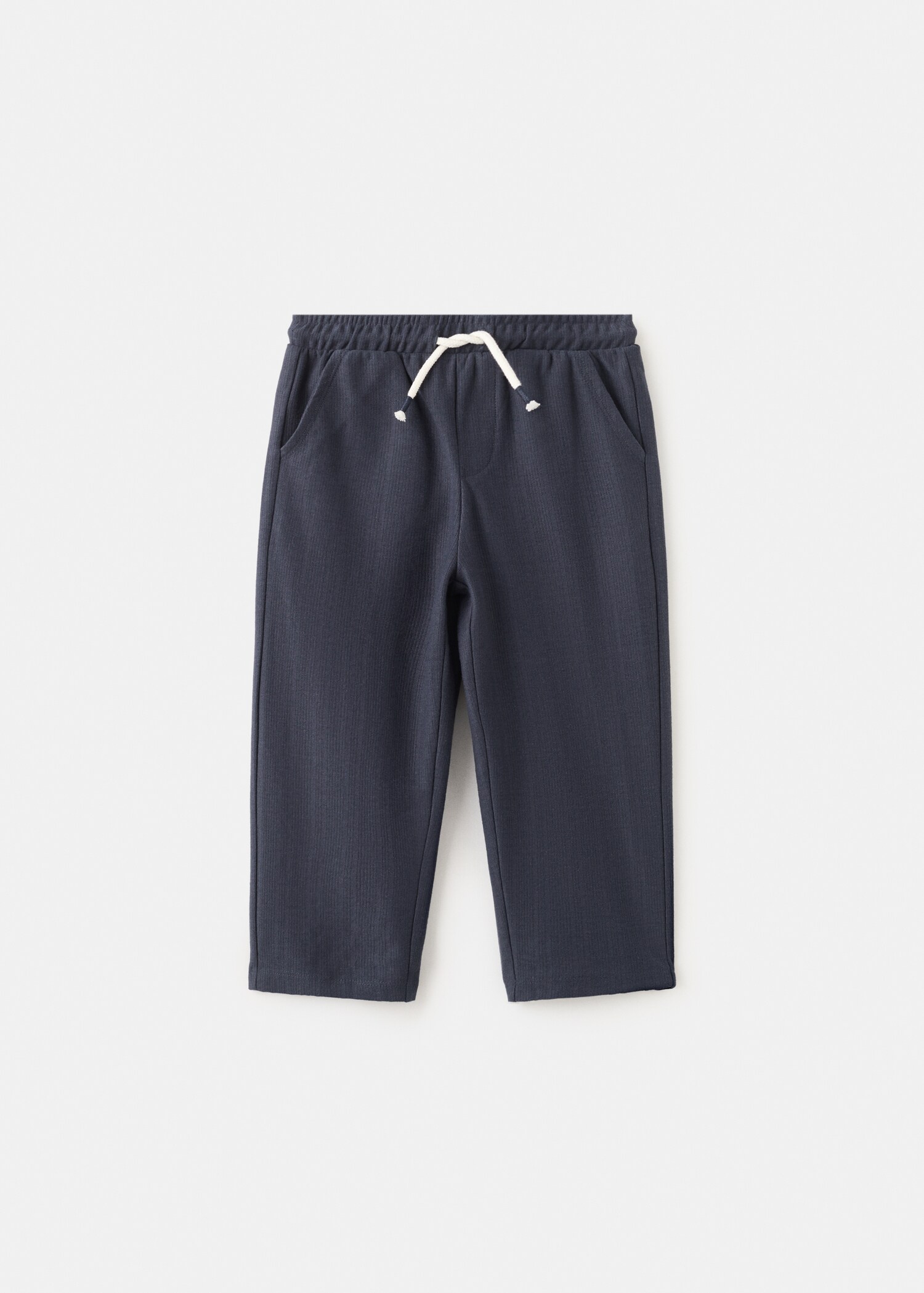 Drawstring cotton trousers - Article without model