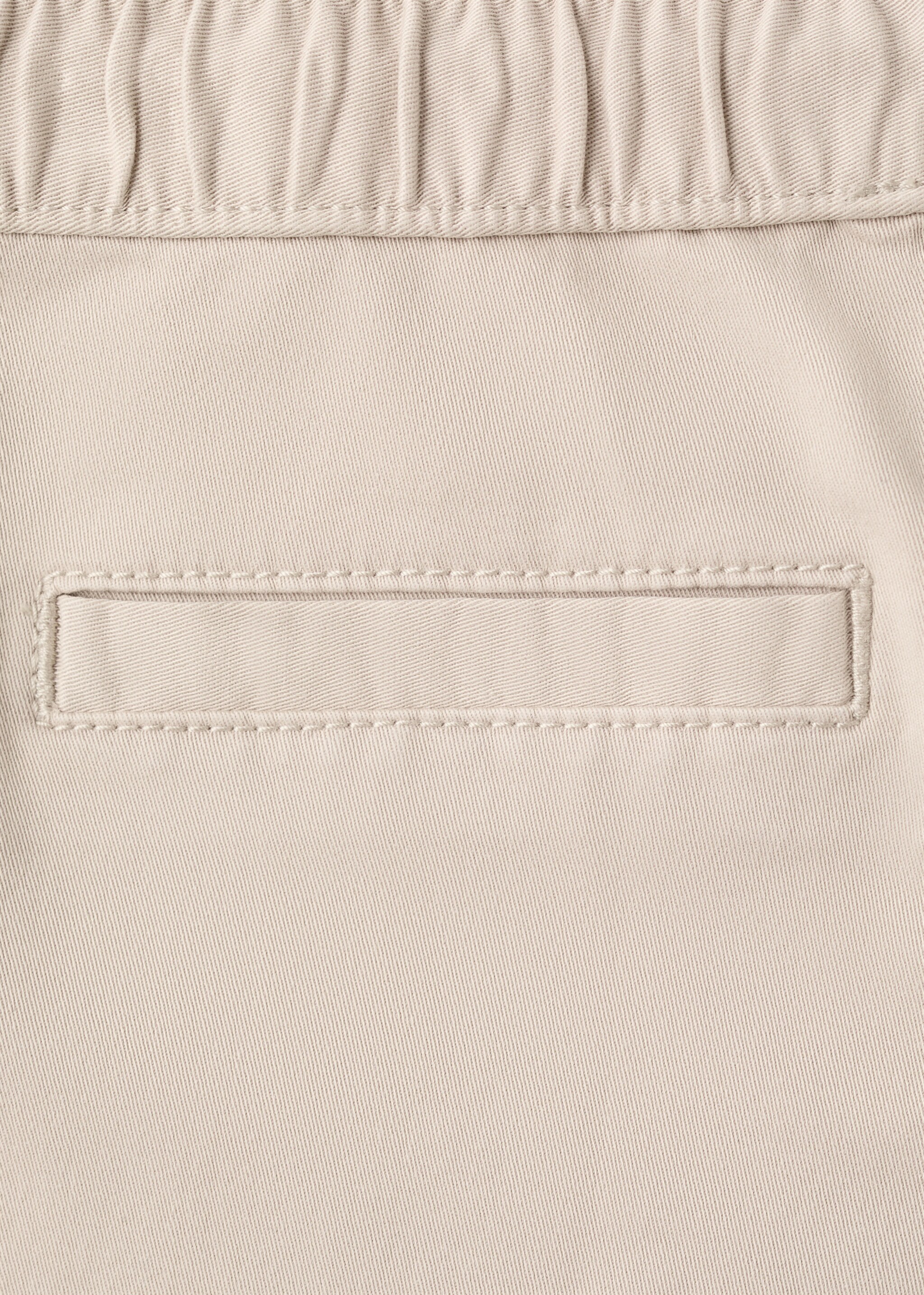 Bermudas algodón cordón - Detalle del artículo 0, Arena. Ref: 27046345-00.