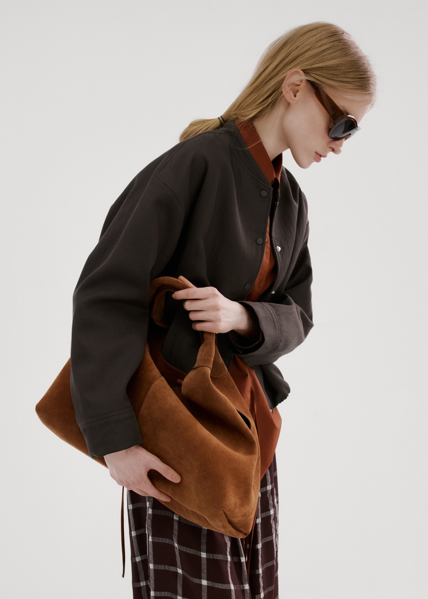 Veste bomber en lyocell - Plan moyen