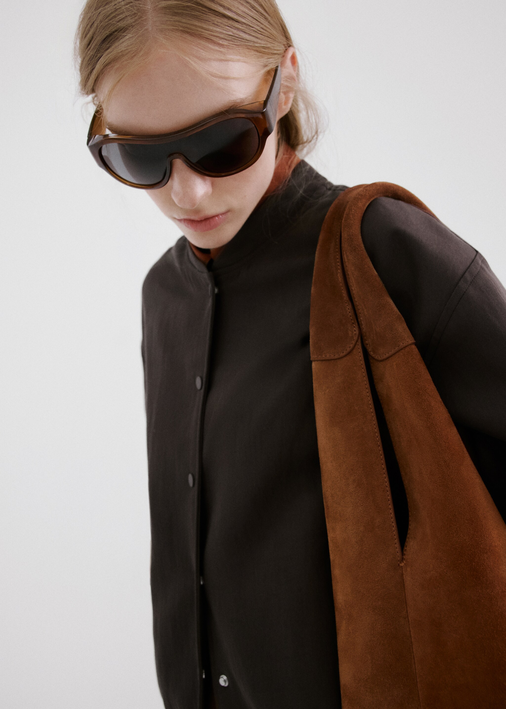 Veste bomber en lyocell - Détail de l'article 2, Violet. Ref: 27046346-00.