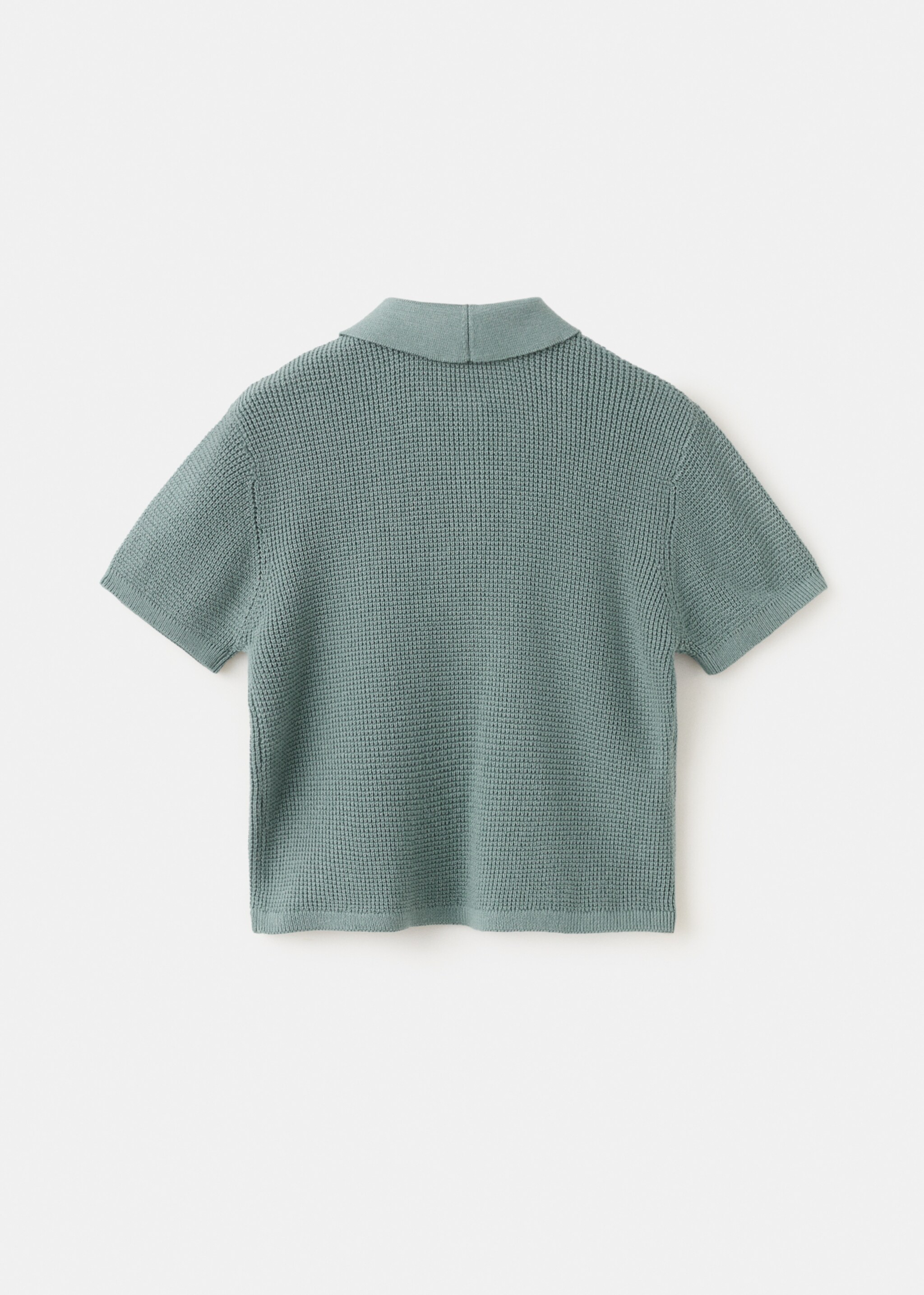 Jersey punto fino - Reverso del artículo, Verde bosque. Ref: 27046351-00.