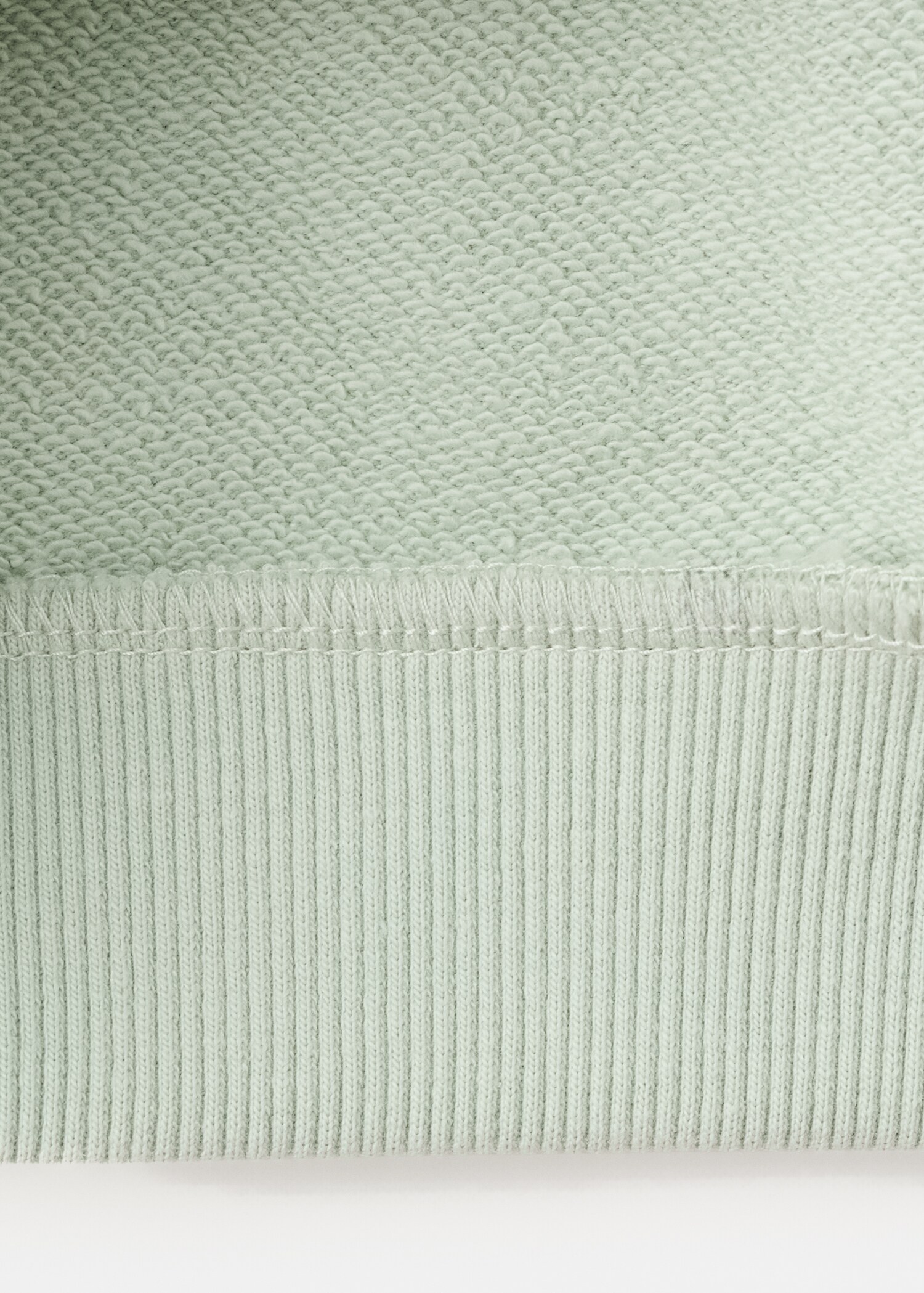 Cotton sweatshirt with embroidered flowers - Details of the article 0