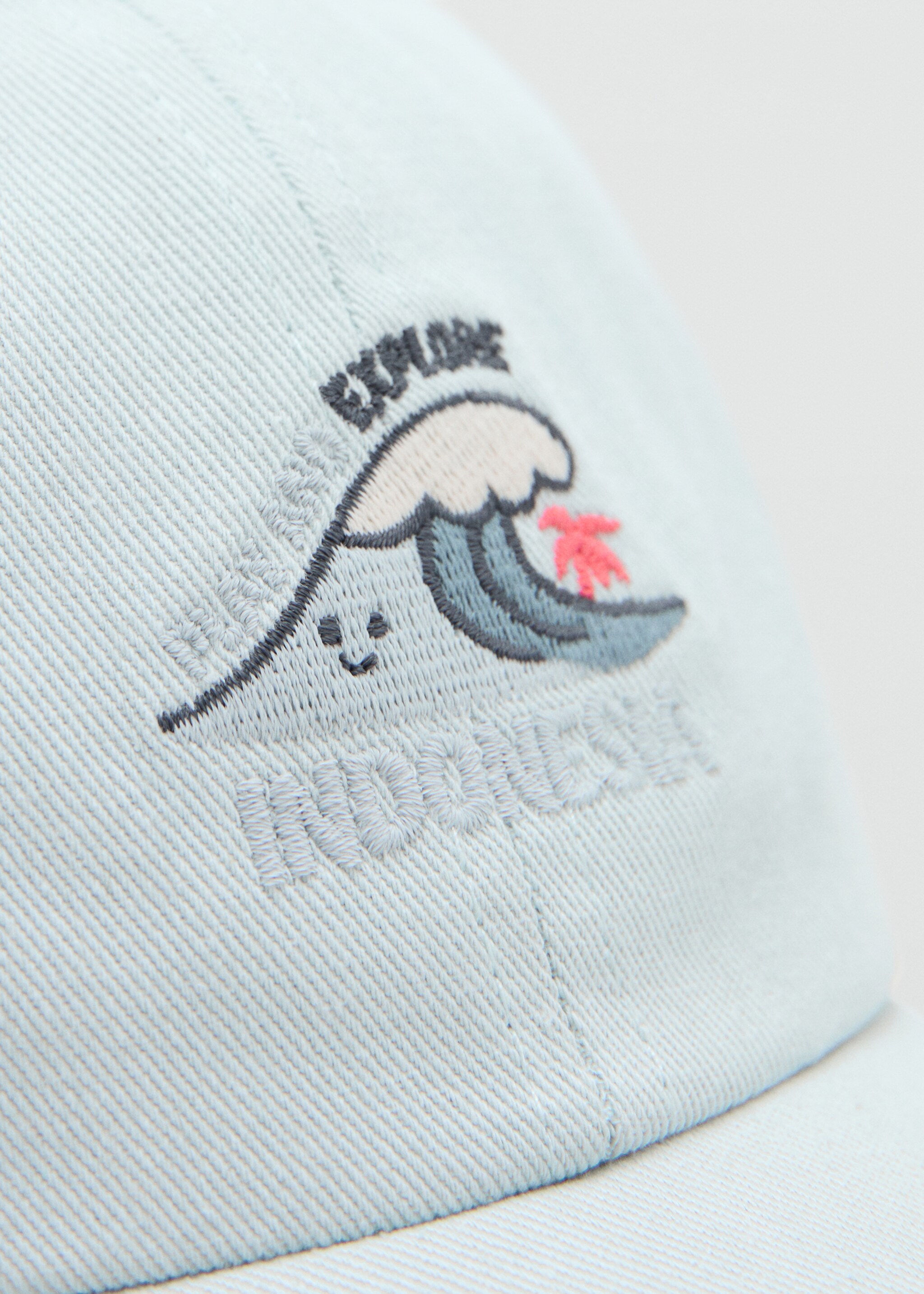 Casquette détail brodé - Détail de l'article 1, Vert d´eau. Ref: 27046355-00.