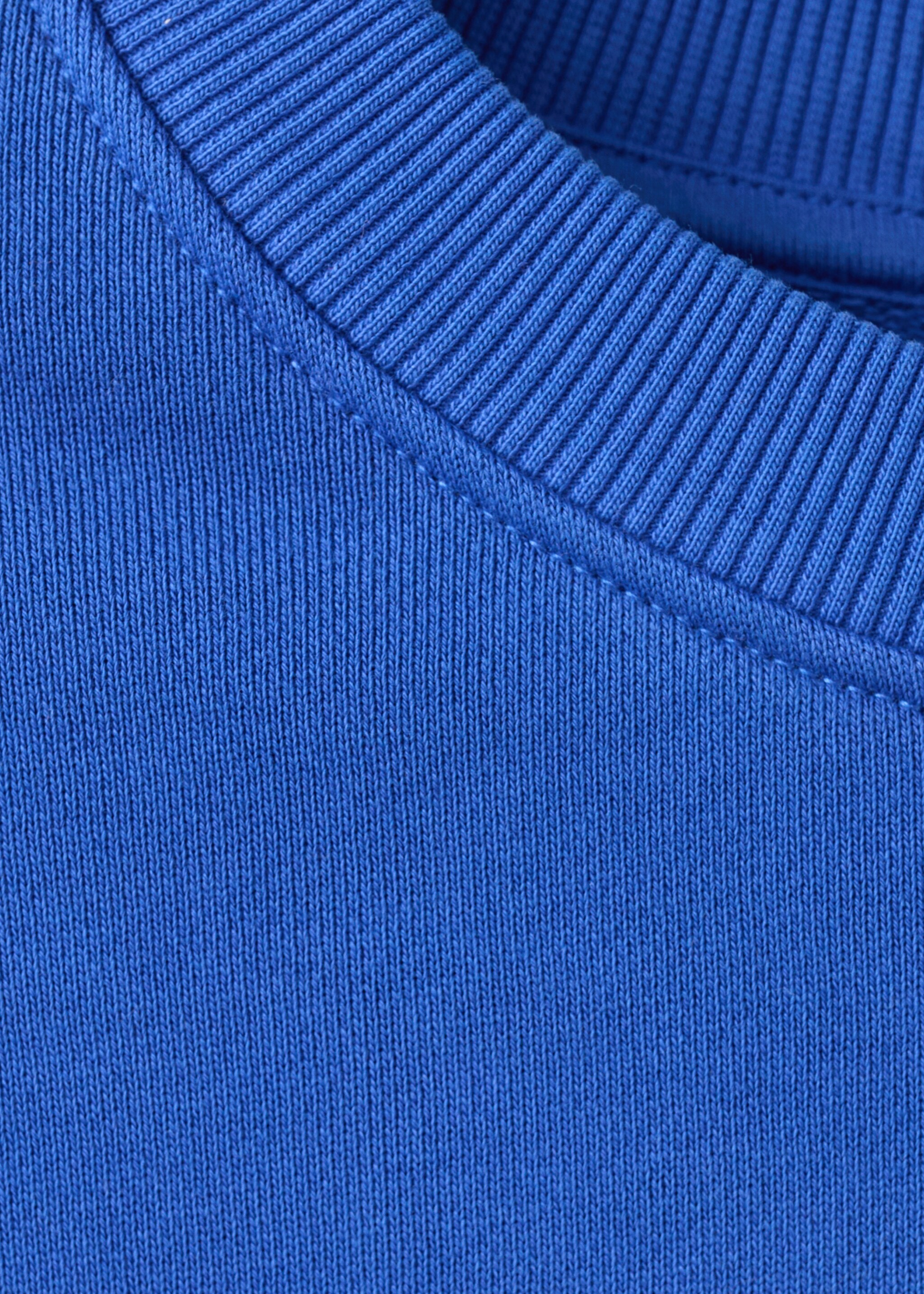 Sudadera algodón estampada - Detalle del artículo 0, Azul eléctrico. Ref: 27046356-00.