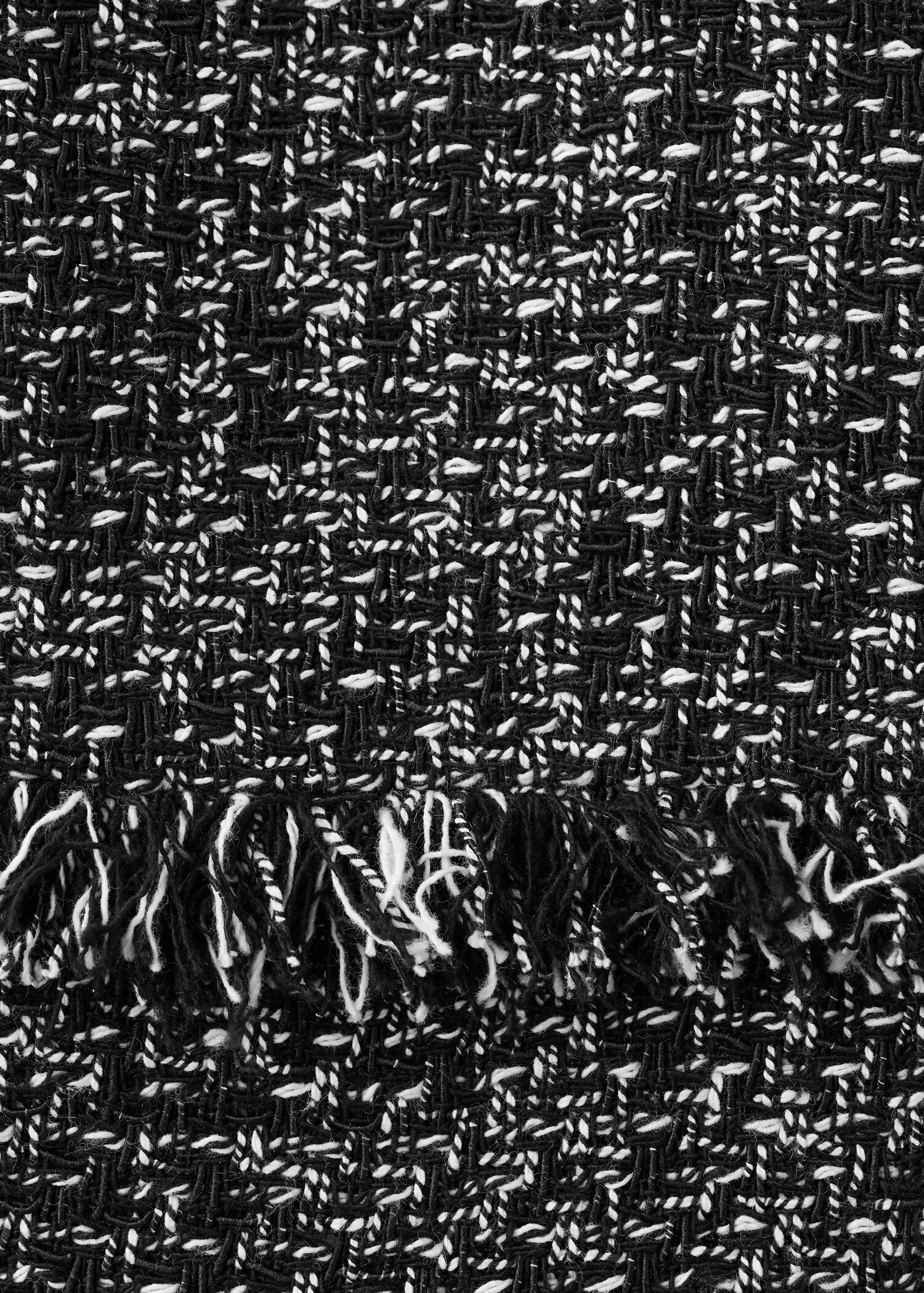 Veste tweed bords effilochés - Détail de l'article 0