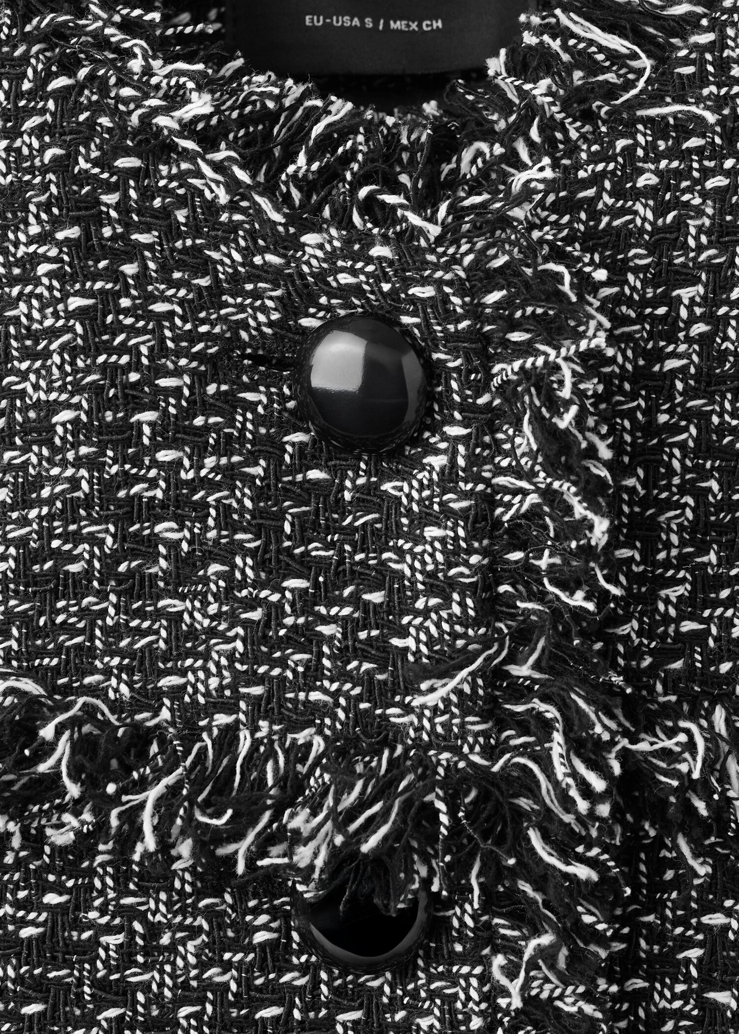 Veste tweed bords effilochés - Détail de l'article 8