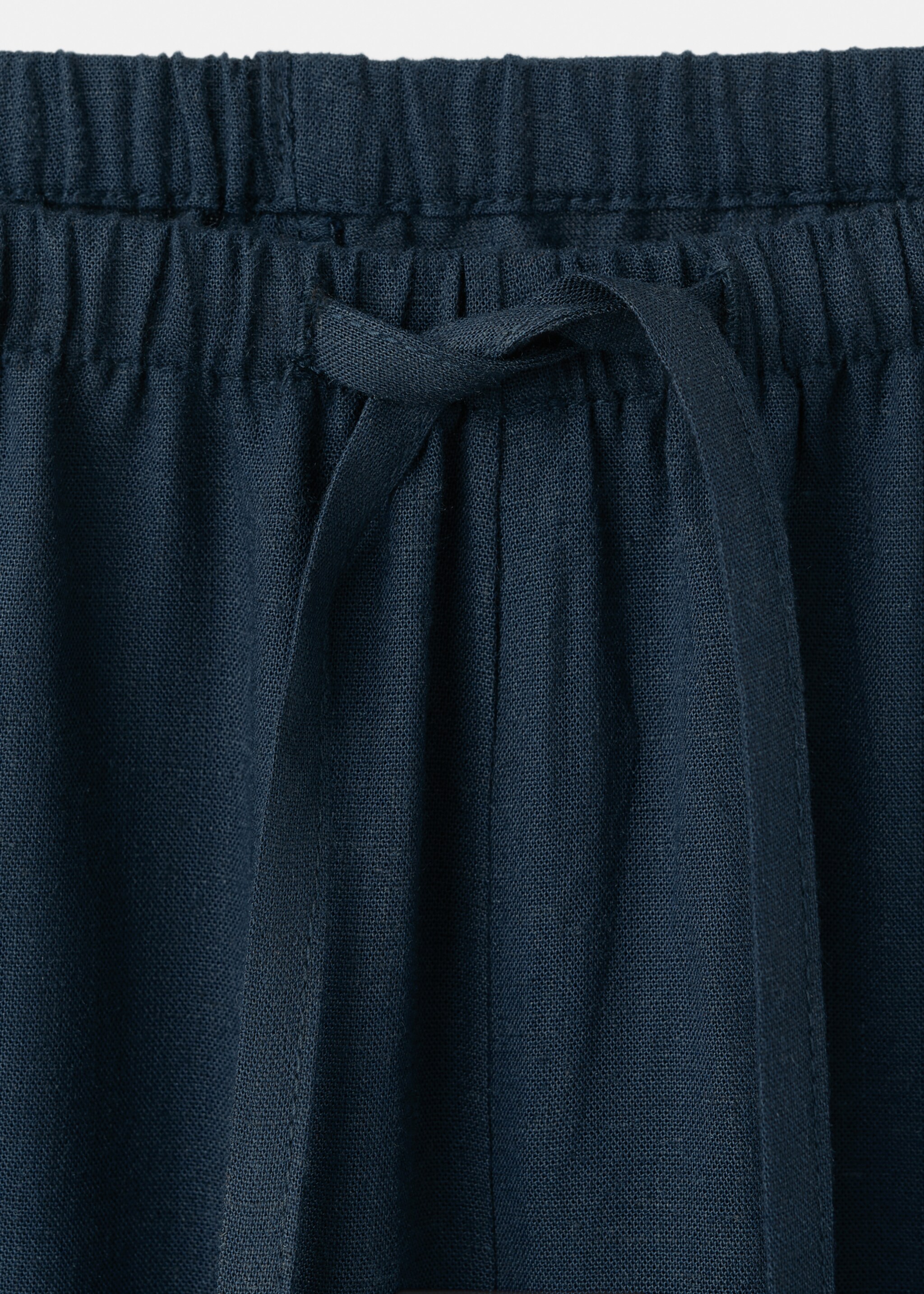 Trousers linenpna - Details of the article 8, Navy. Ref: 27046715-00.
