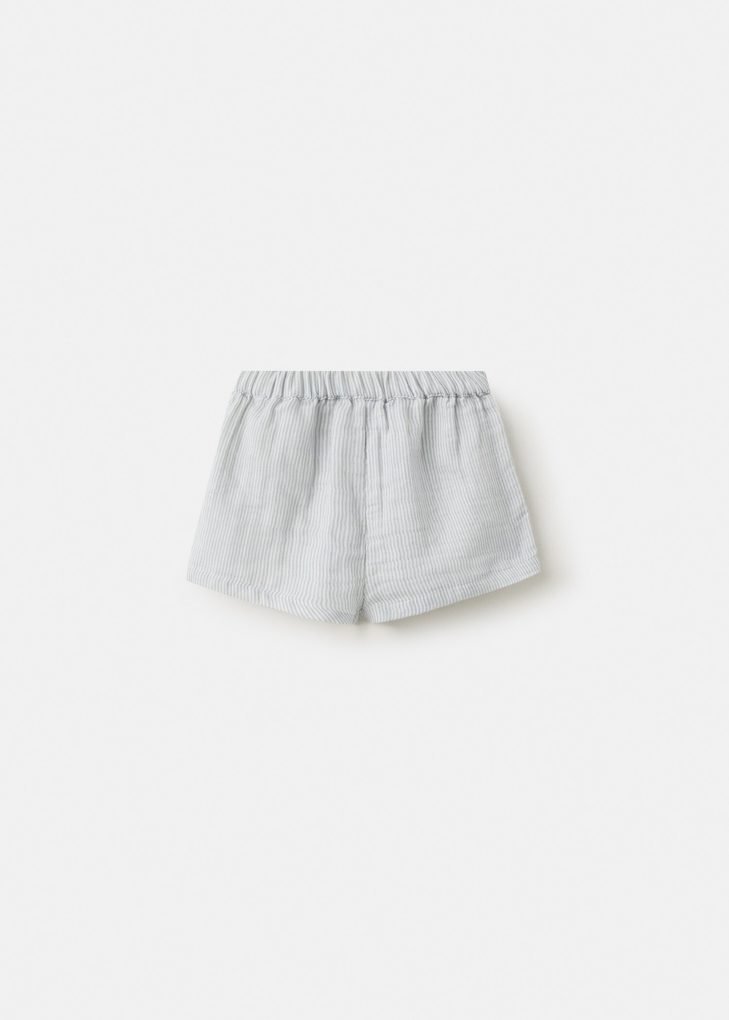 Striped cotton shorts - Article without model