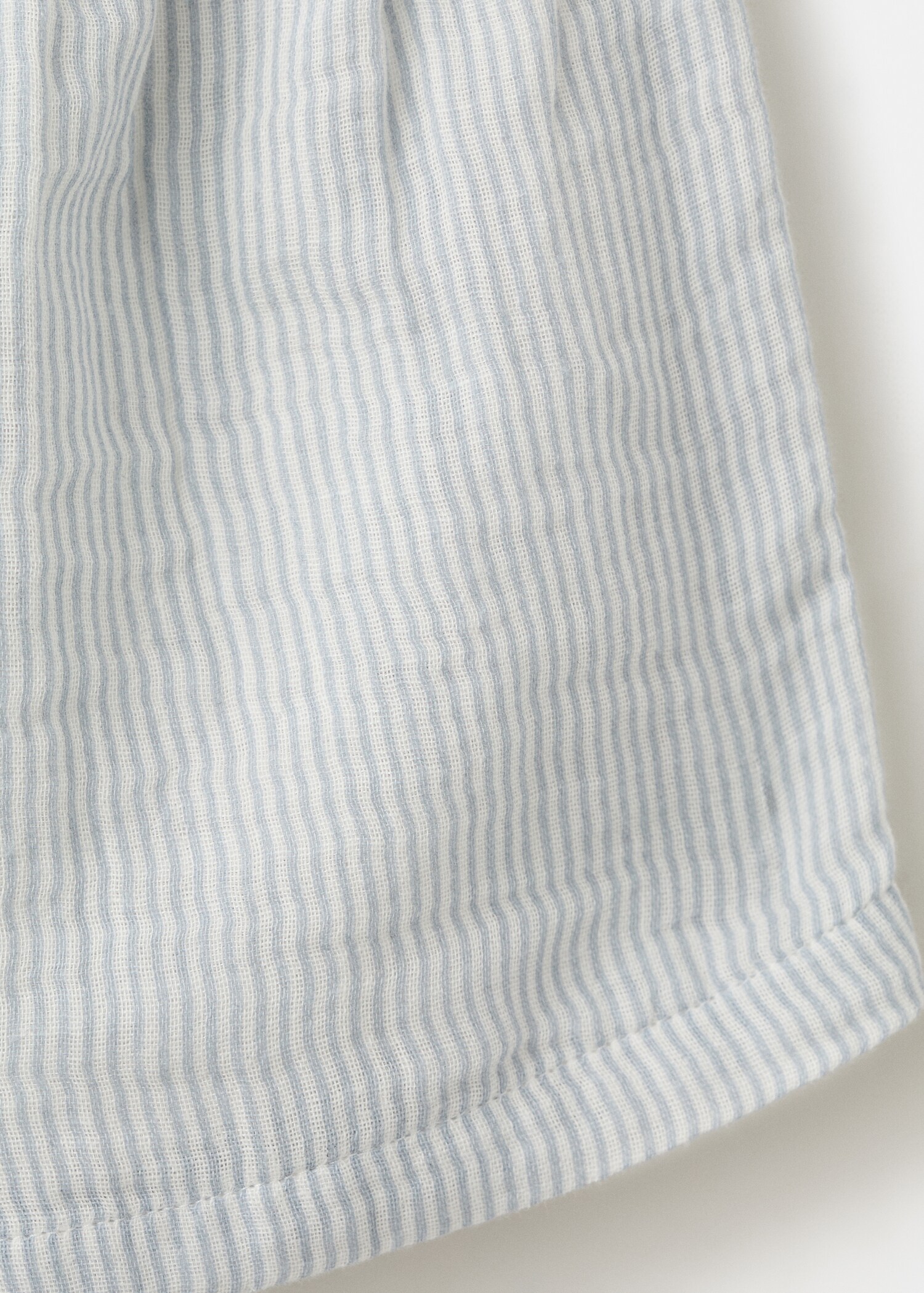 Striped cotton shorts - Details of the article 8