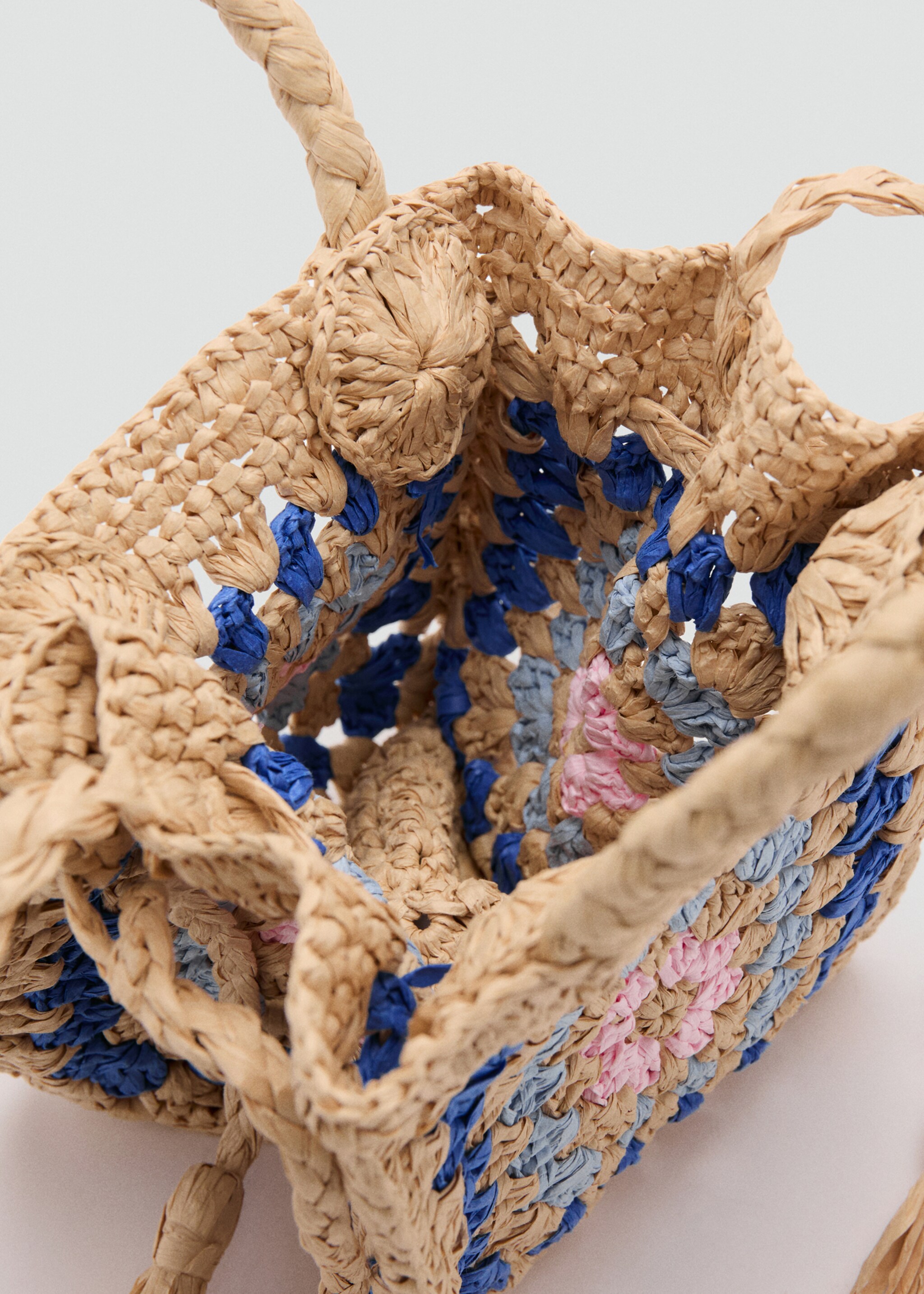Natural fibre bag - Details of the article 2, Sand. Ref: 27046728-00.