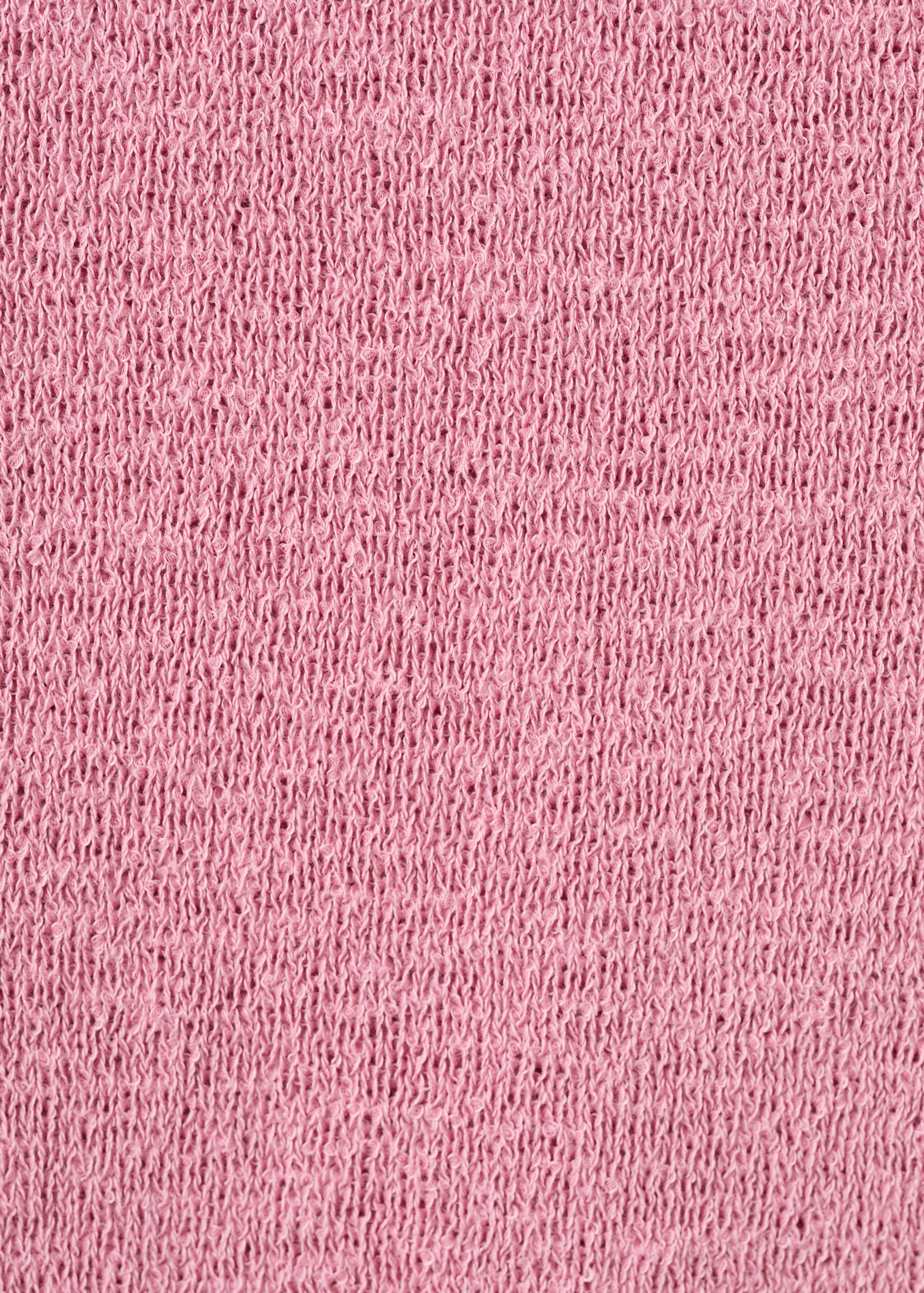 Thin knit top with straps - Details of the article 0, Pink. Ref: 27046730-00.