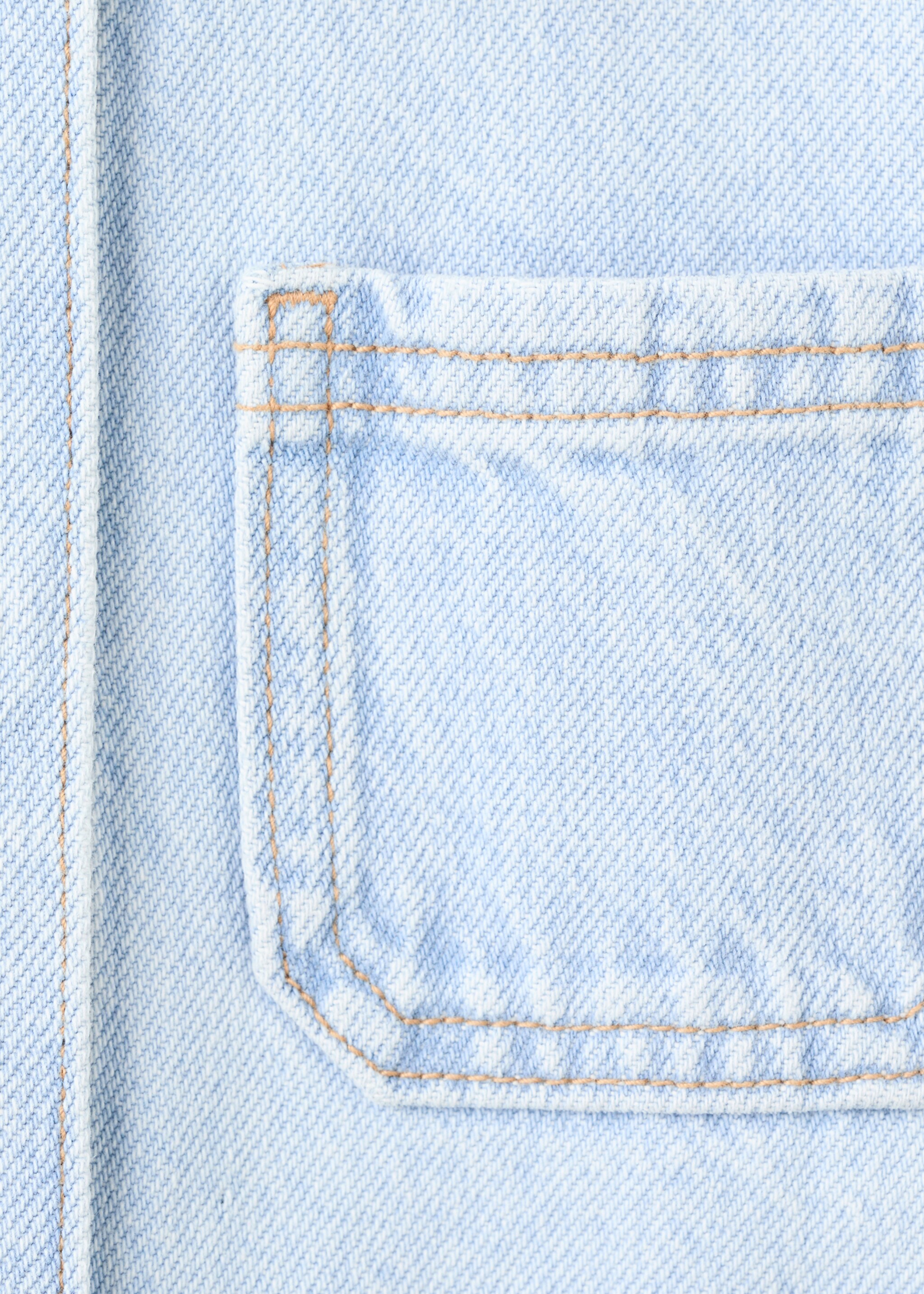 Jeansjacke mit Taschen - Detail des Artikels 0, Hellblau. Ref: 27046731-00.