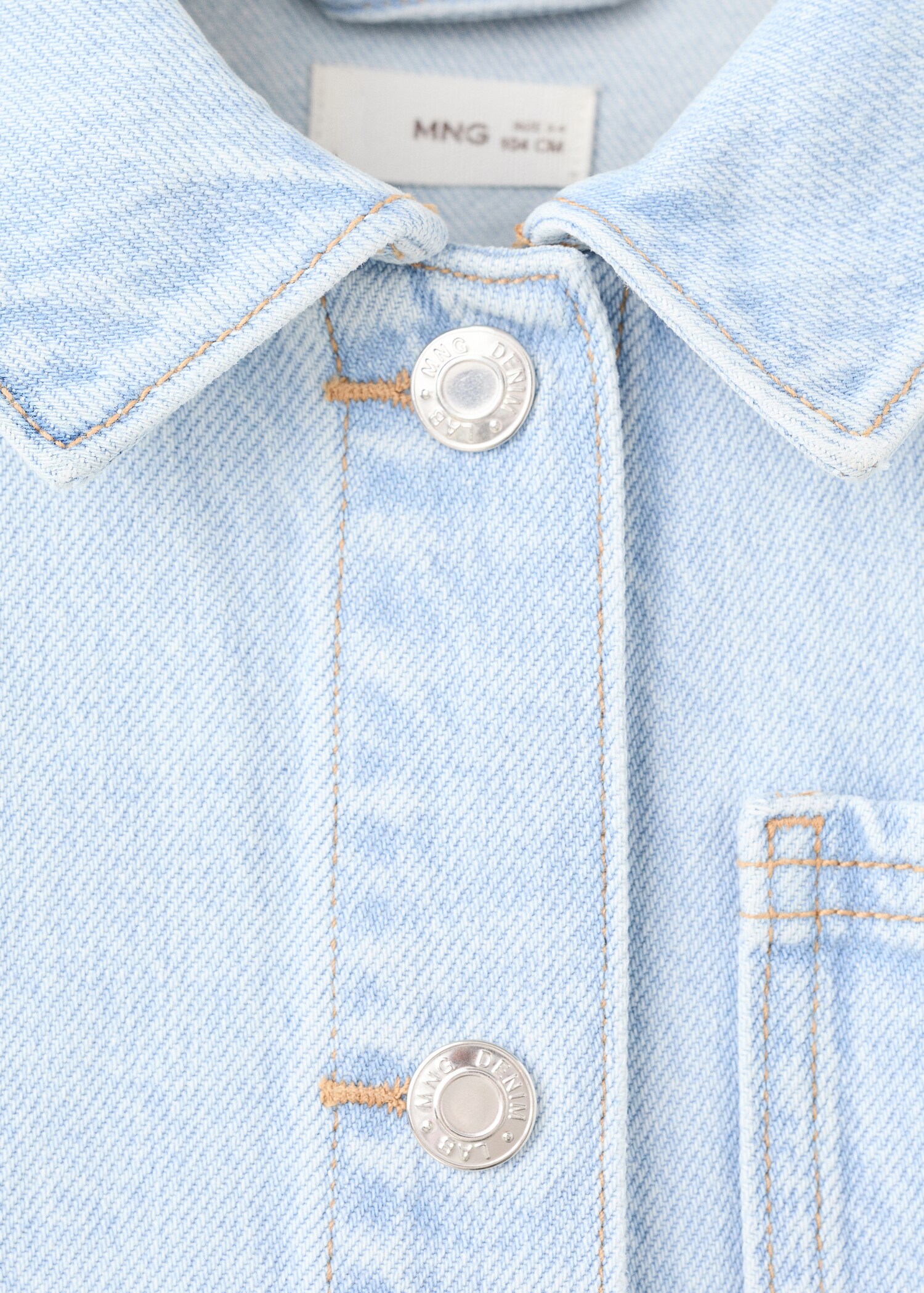 Jeansjacke mit Taschen - Detail des Artikels 8