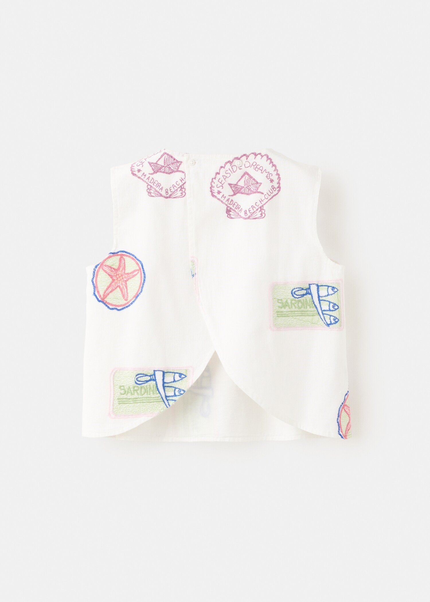 Blusa detalles bordados - Reverso del artículo