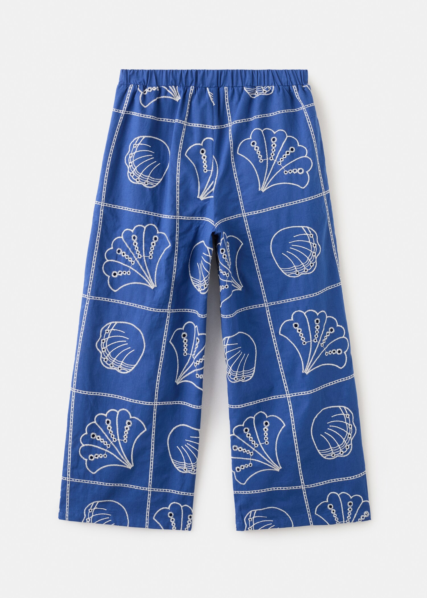 Pantalón algodón bordado - Reverso del artículo