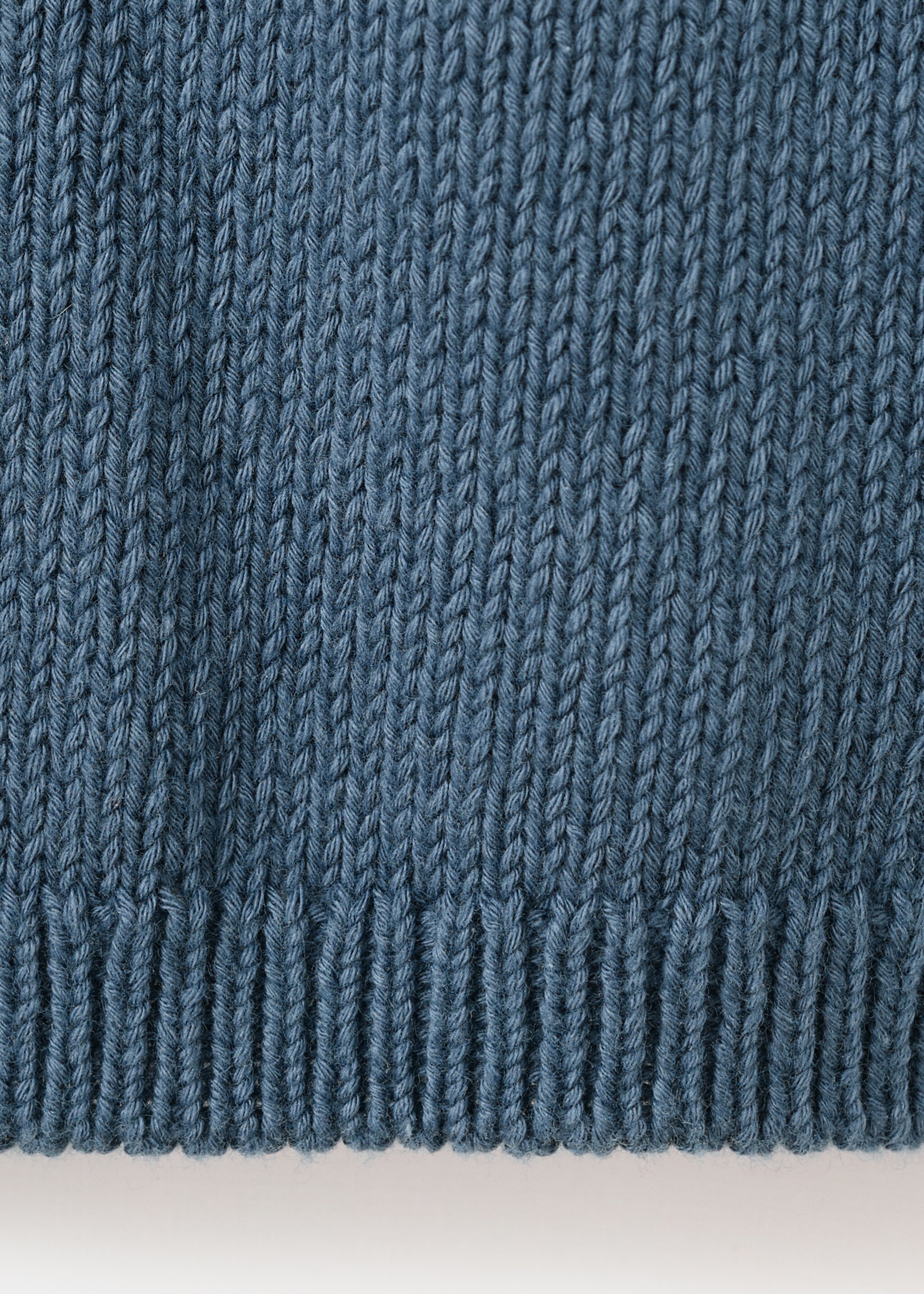 Knitted button cardigan - Details of the article 0, Blue. Ref: 27046734-00.