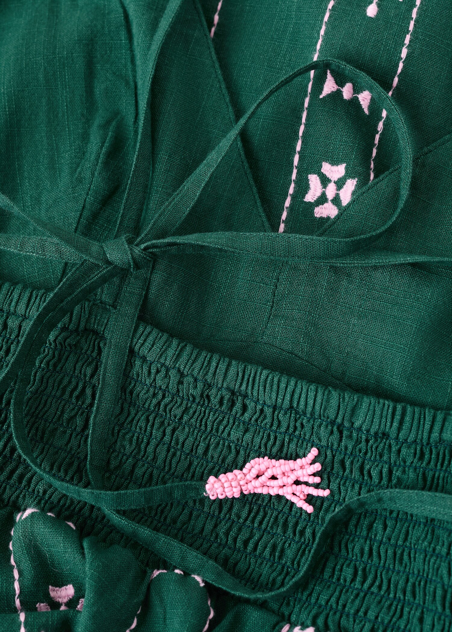 Vestido bordado espalda abierta - Detalle del artículo 0