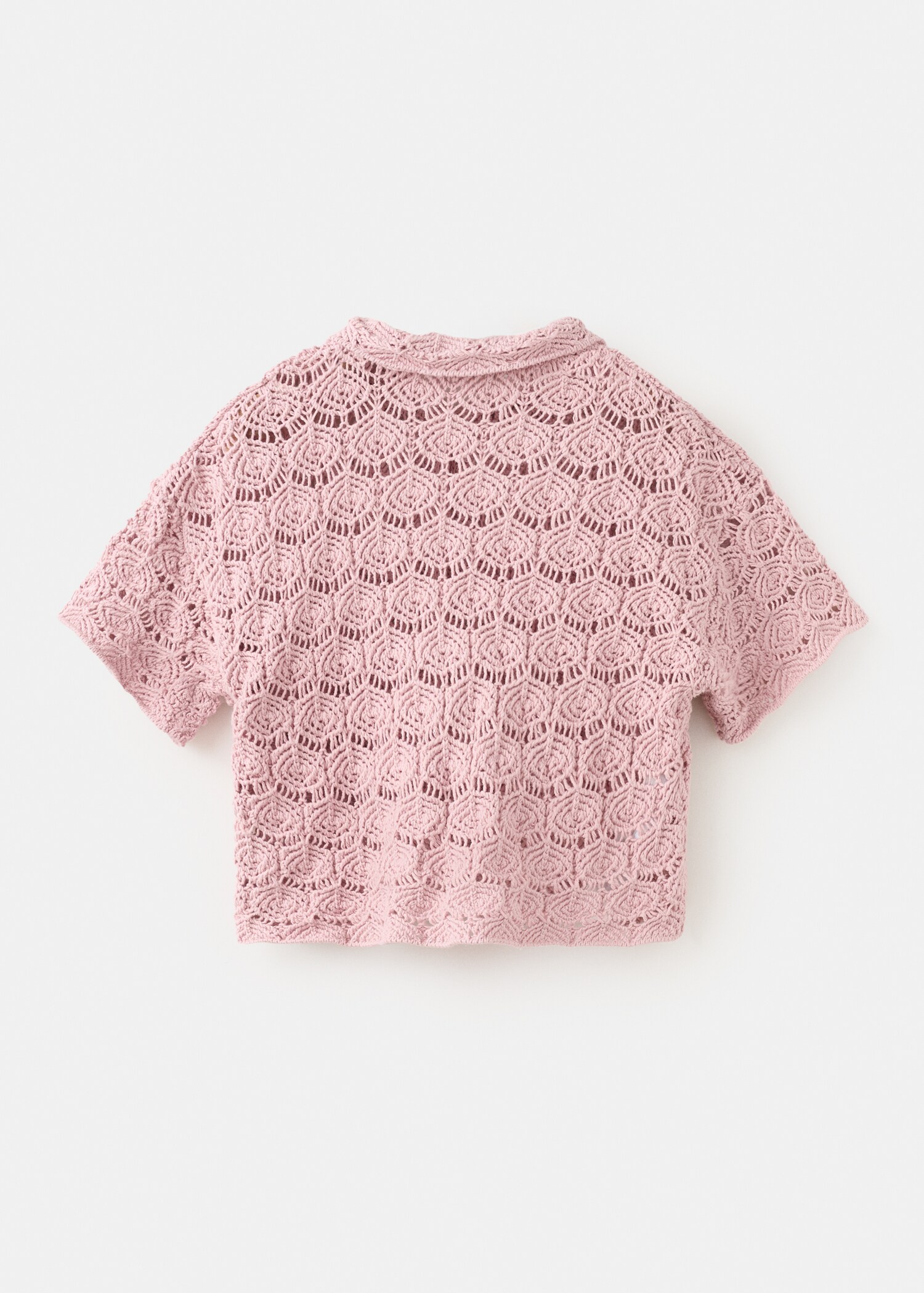 Gilet maille ajourée - Verso de l’article