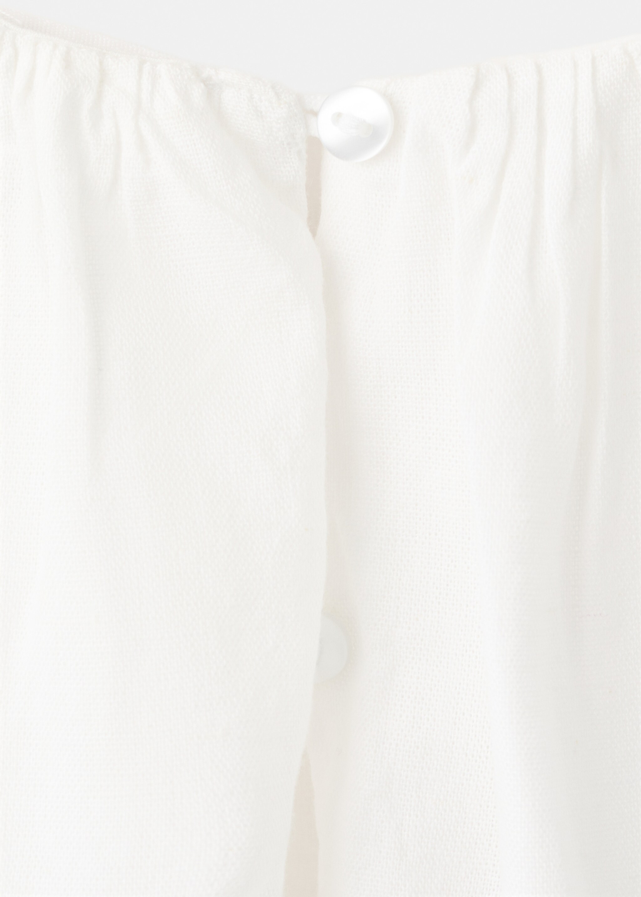 فستان بالون مطرز بزهور - تفاصيل المنتج 0, أبيض. Ref: 27046743-00.