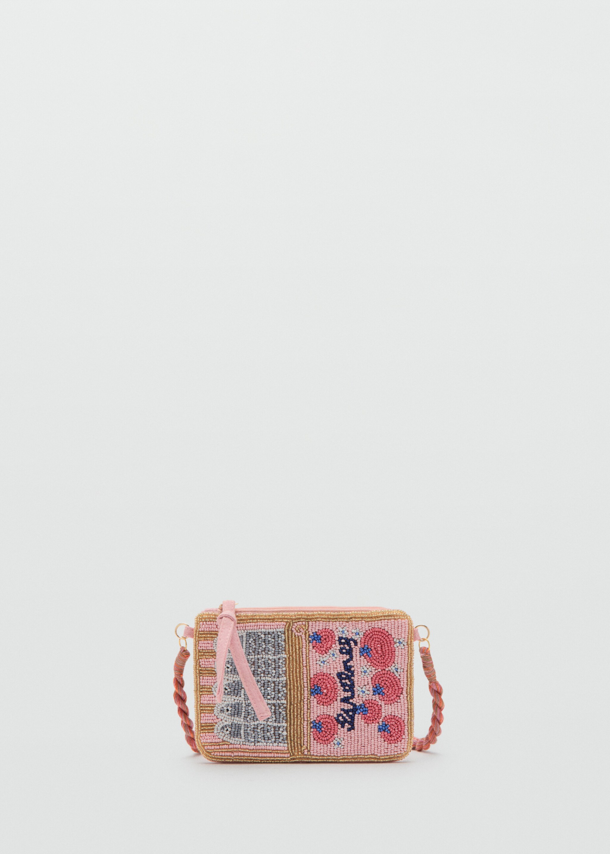 Beaded mini bag - Article without model, Pale Pink. Ref: 27046744-00.