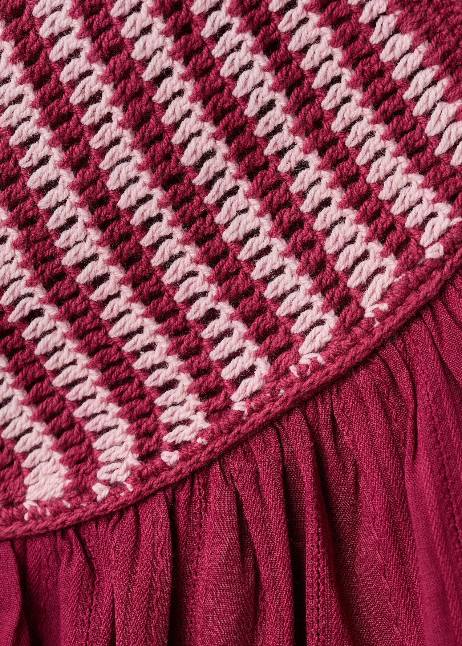 Two-tone crochet top - Details of the article 8