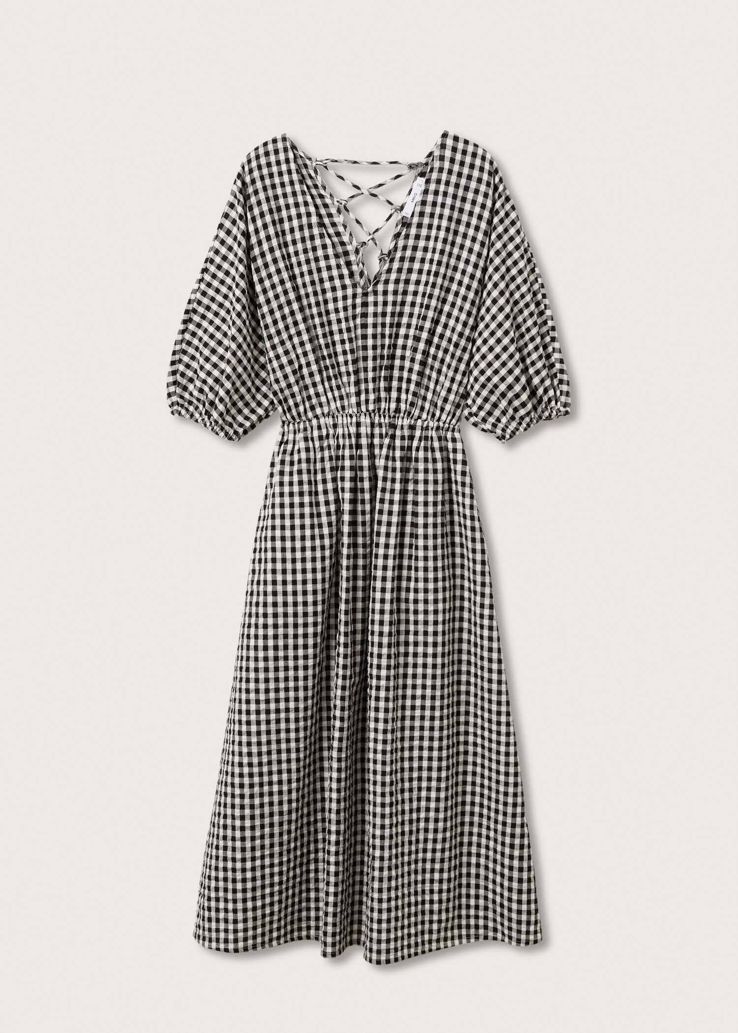 Vestido algodón cuadro vichy - Artículo sin modelo