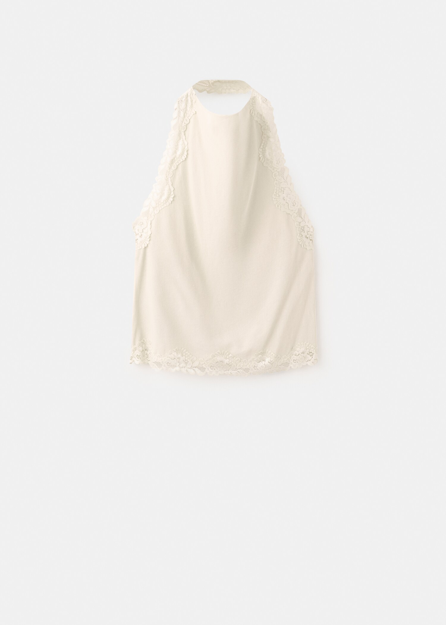 Top encaje cuello halter - Artículo sin modelo