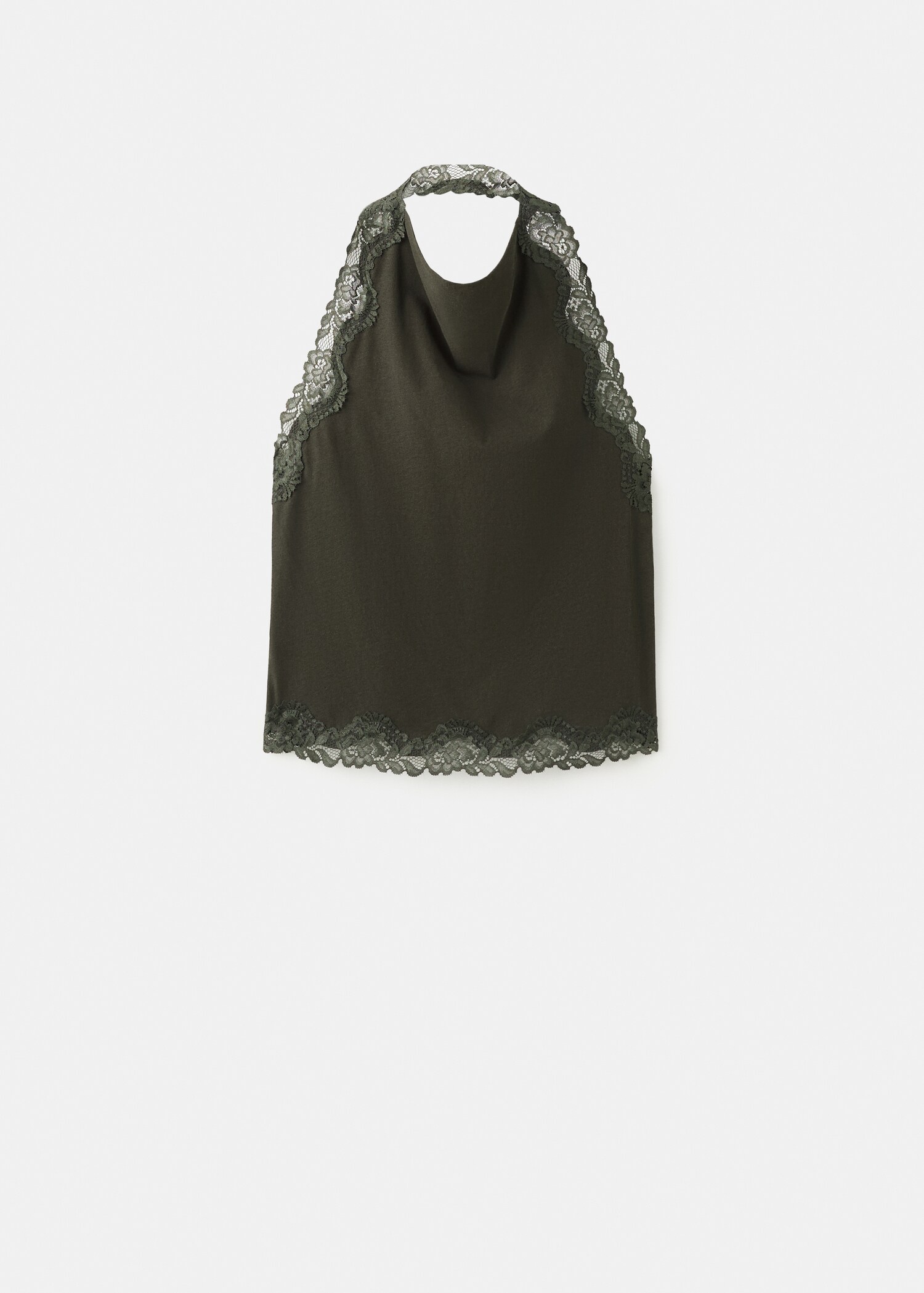Top encaje cuello halter - Artículo sin modelo