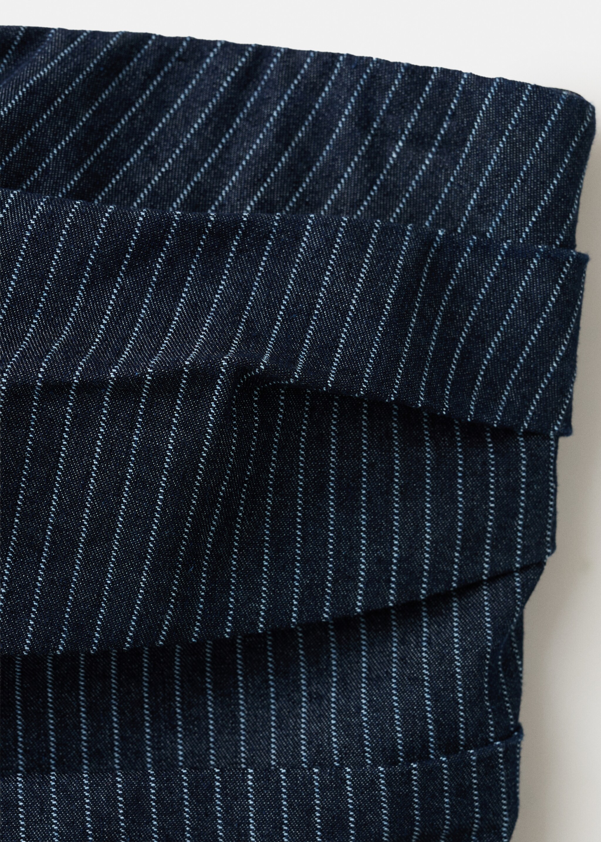 Asymmetric bandeau top - Details of the article 0, Indigo Blue. Ref: 27047150-00.