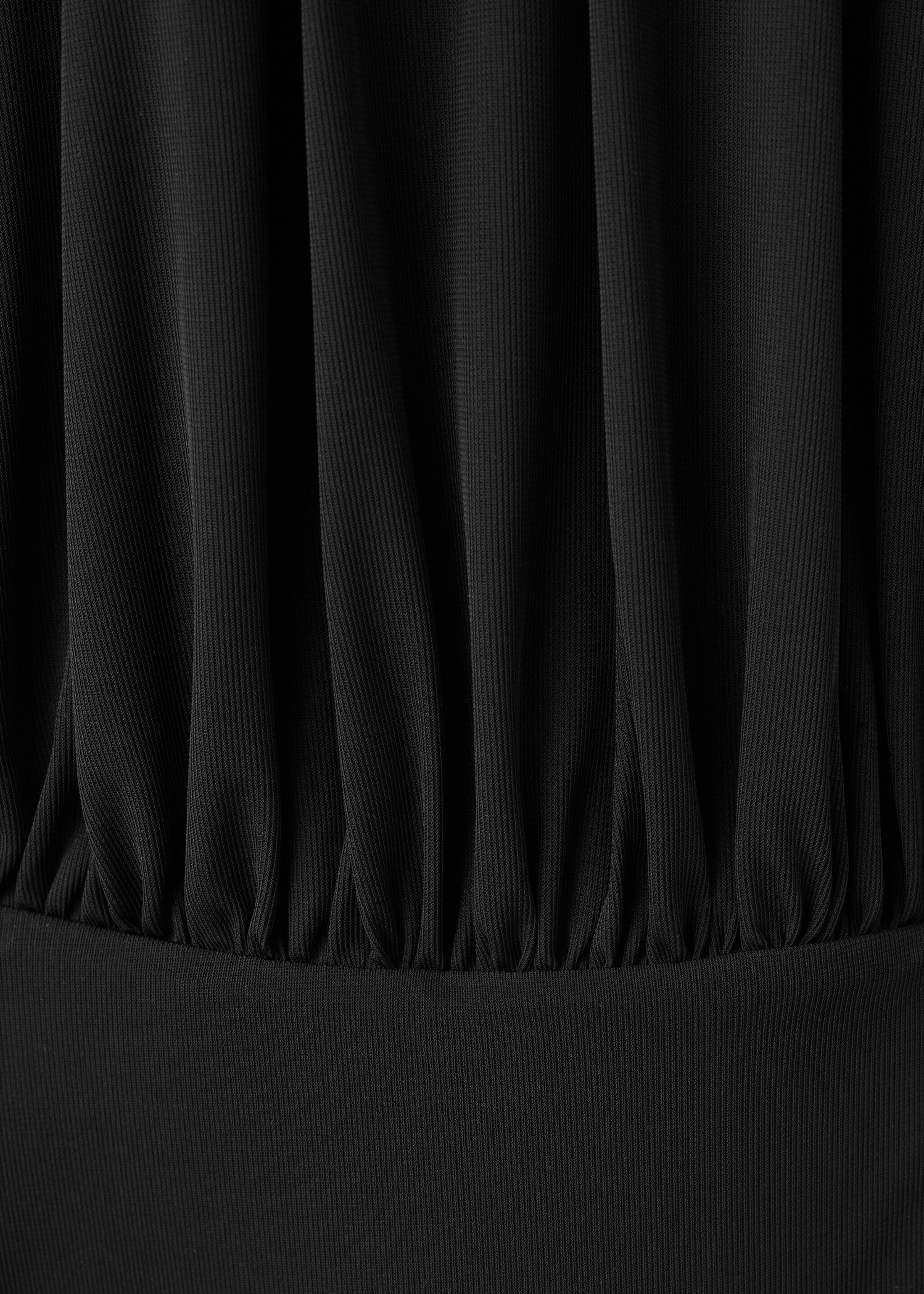 Vestido largo cuello halter - Detalle del artículo 8, Negro. Ref: 27047155-00.