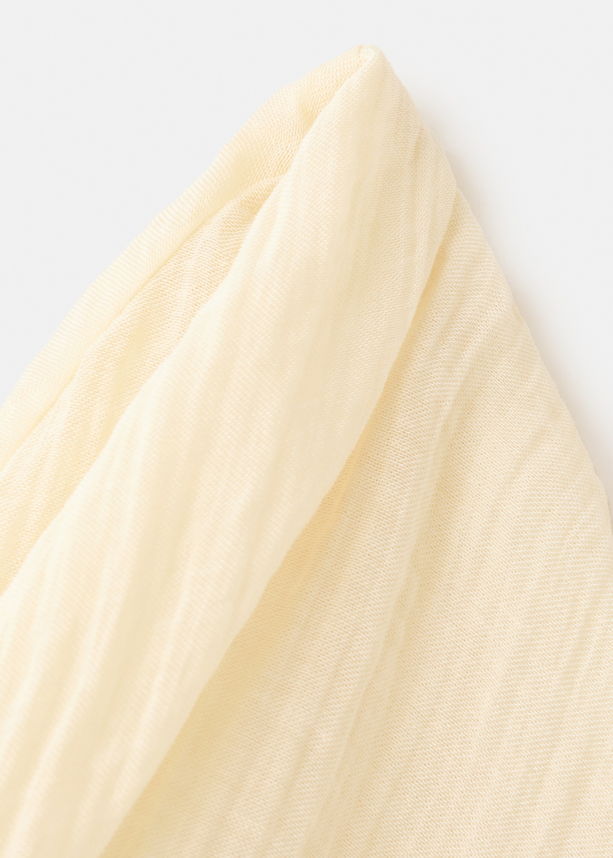 Blouse asymétrique drapée - Détail de l'article 8, Écru. Ref: 27047163-00.