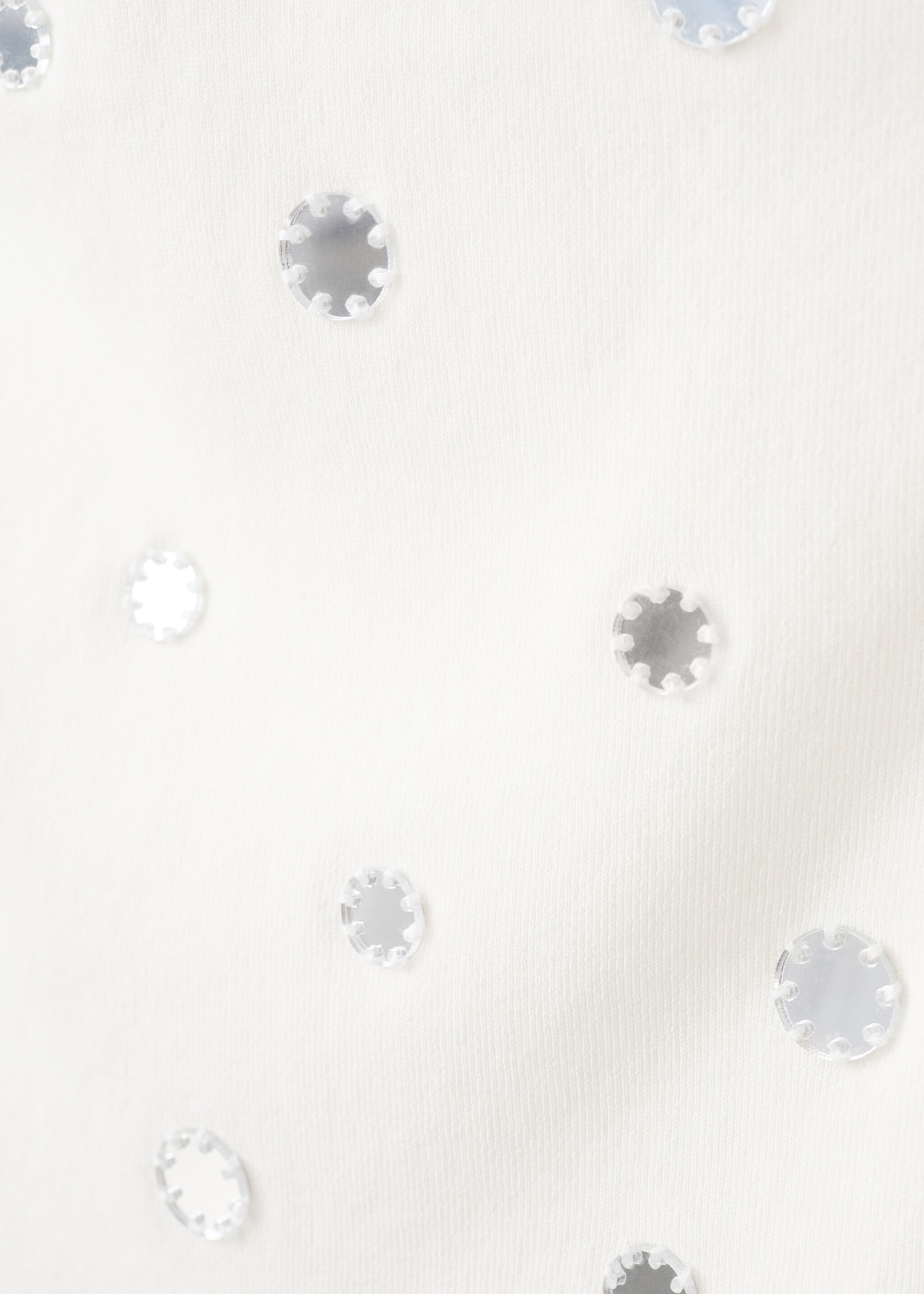 Haut à emmanchures américaines métalliques - Détail de l'article 0, Blanc. Ref: 27047165-00.