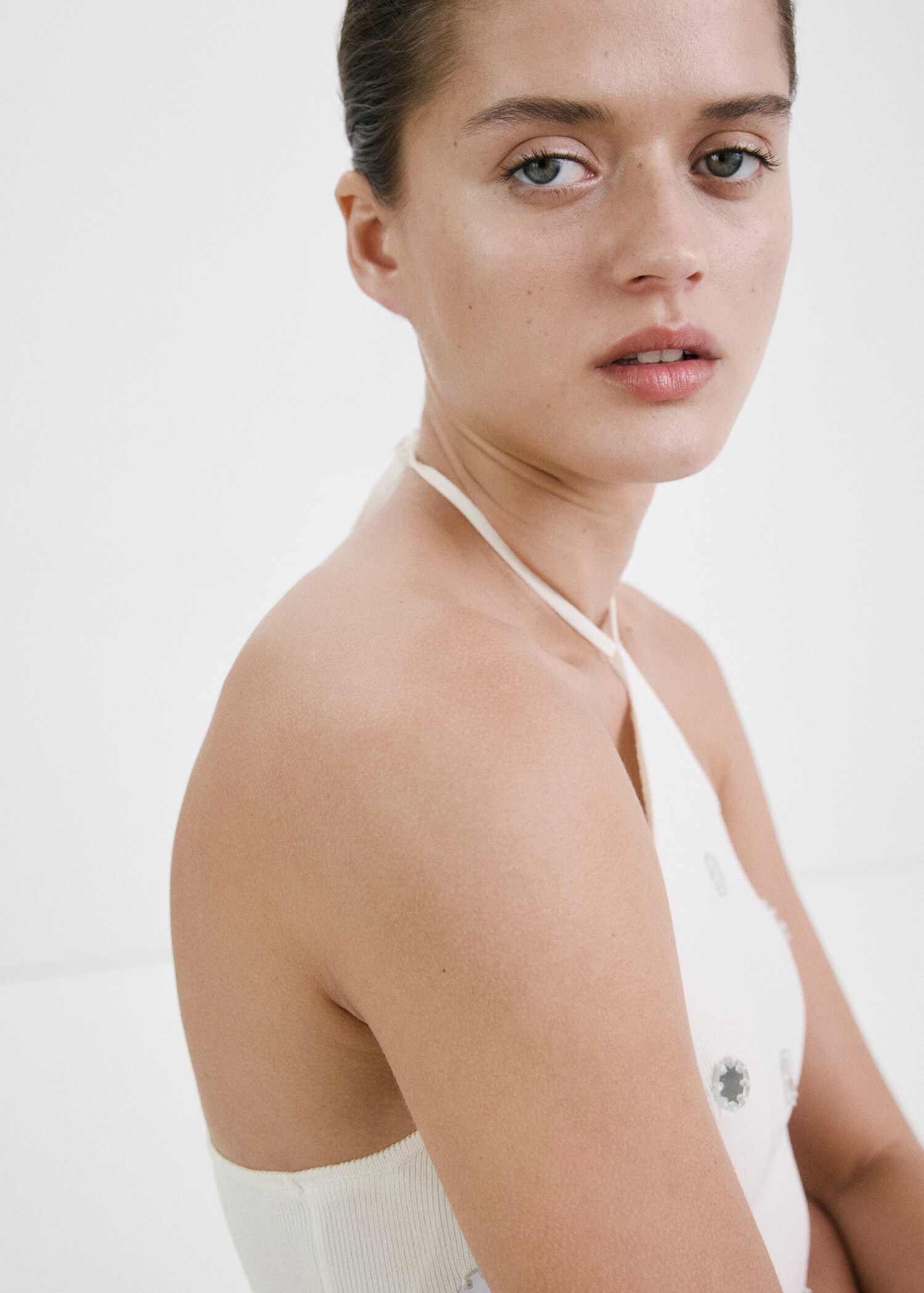 Haut à emmanchures américaines métalliques - Détail de l'article 1