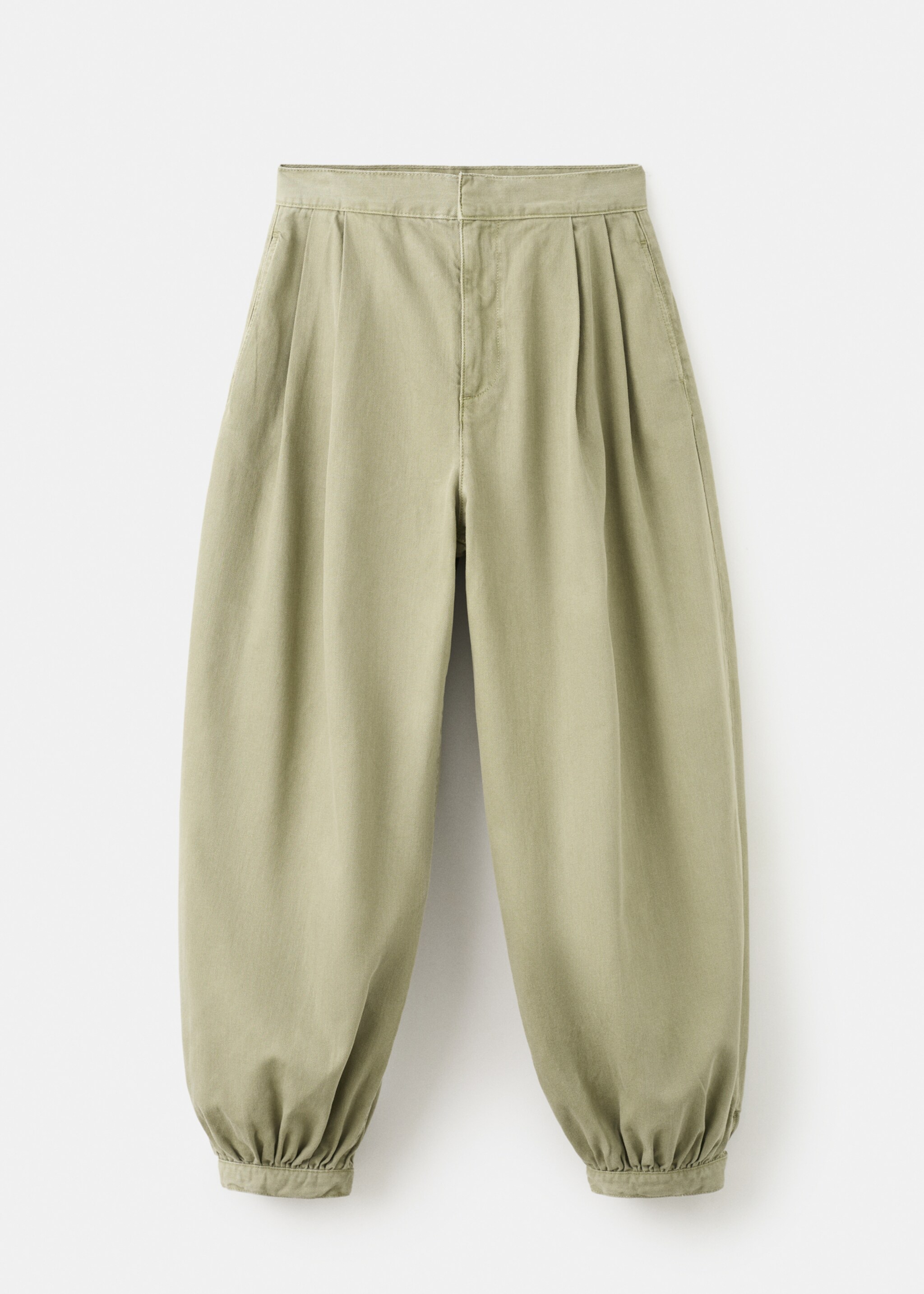 Mid-rise balloon jeans - Article without model, Khaki. Ref: 27047166-00.