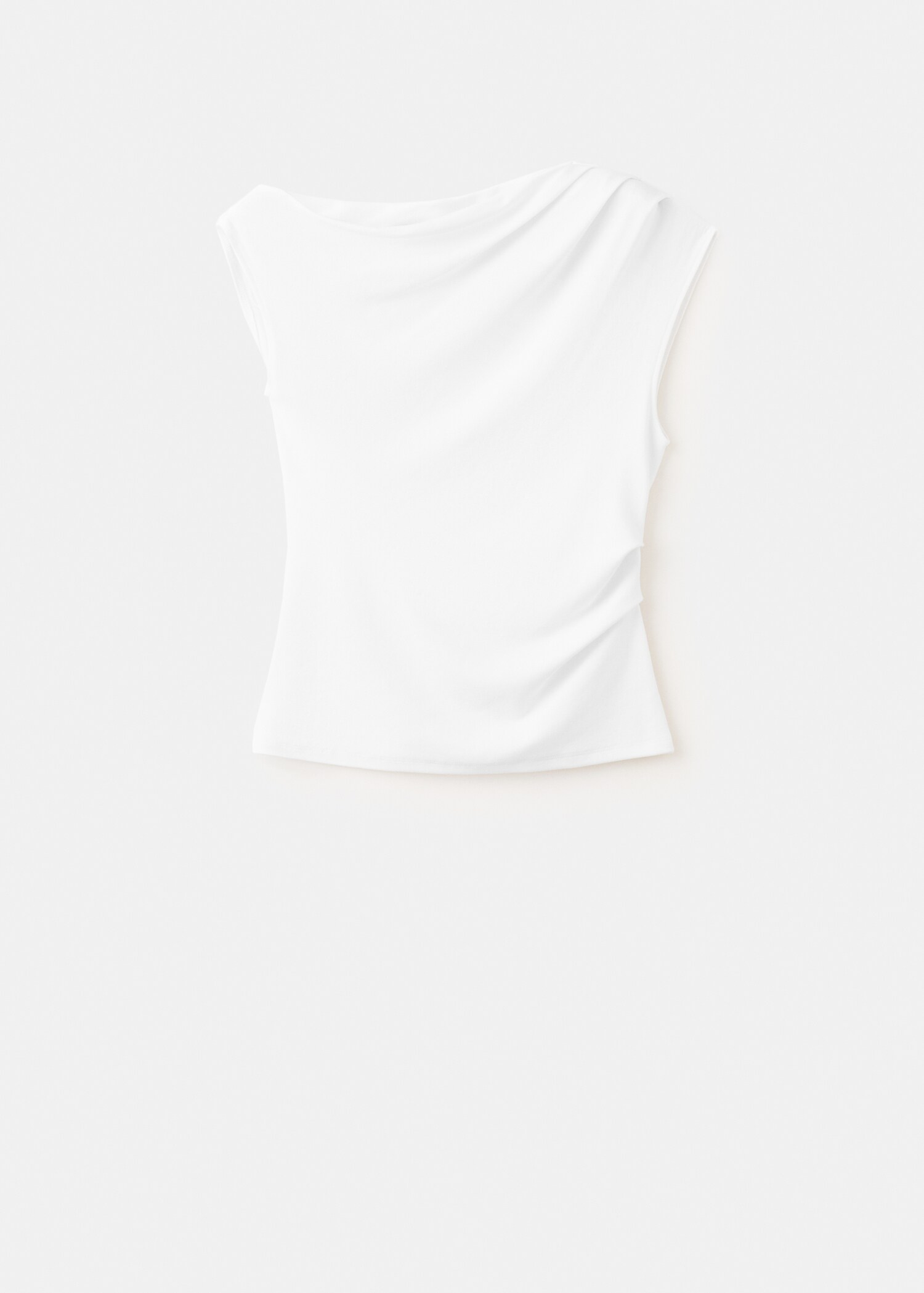 Asymmetric ruched top - Article without model
