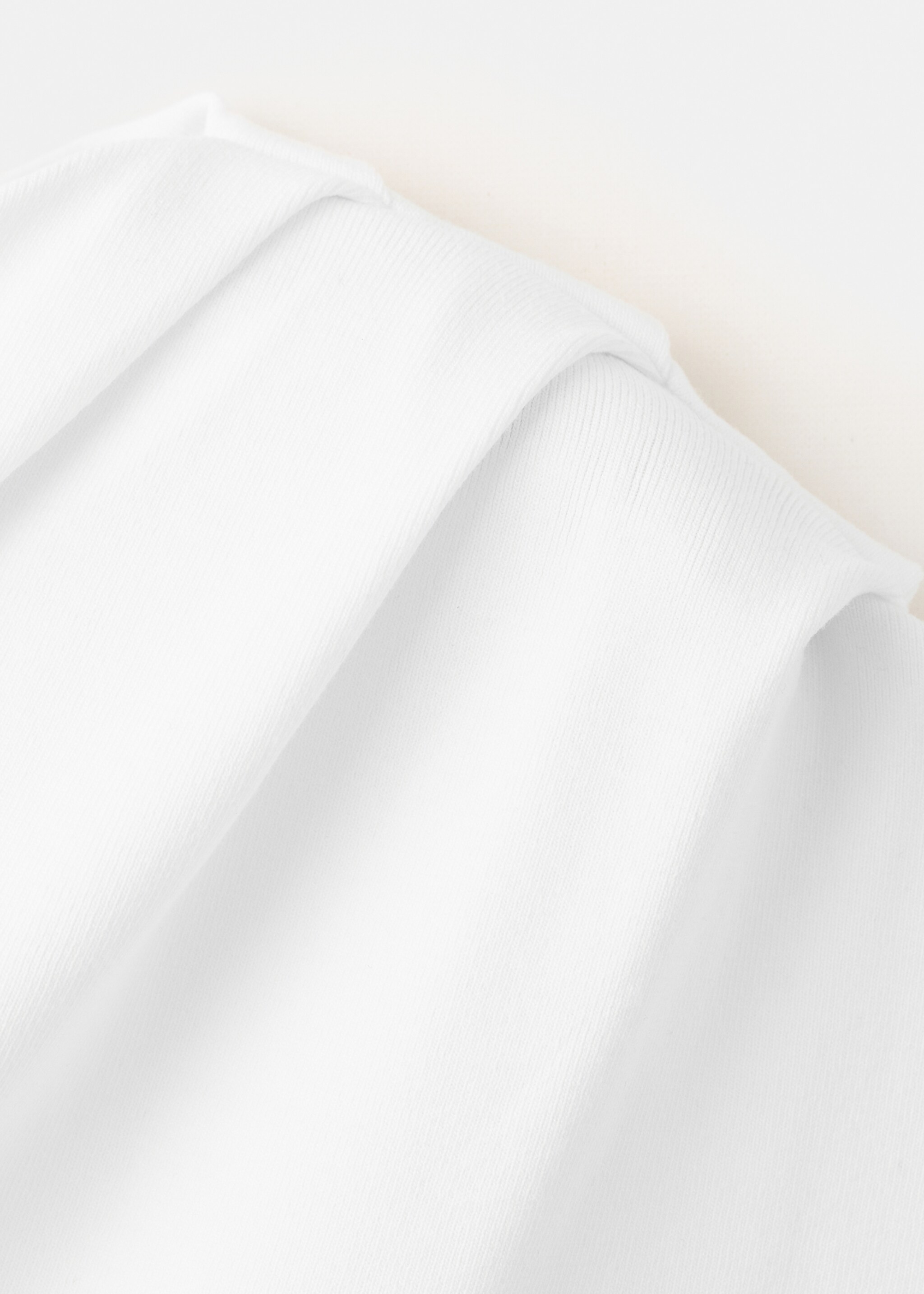 Top asymétrique froncé - Détail de l'article 0, Blanc. Ref: 27047167-00.