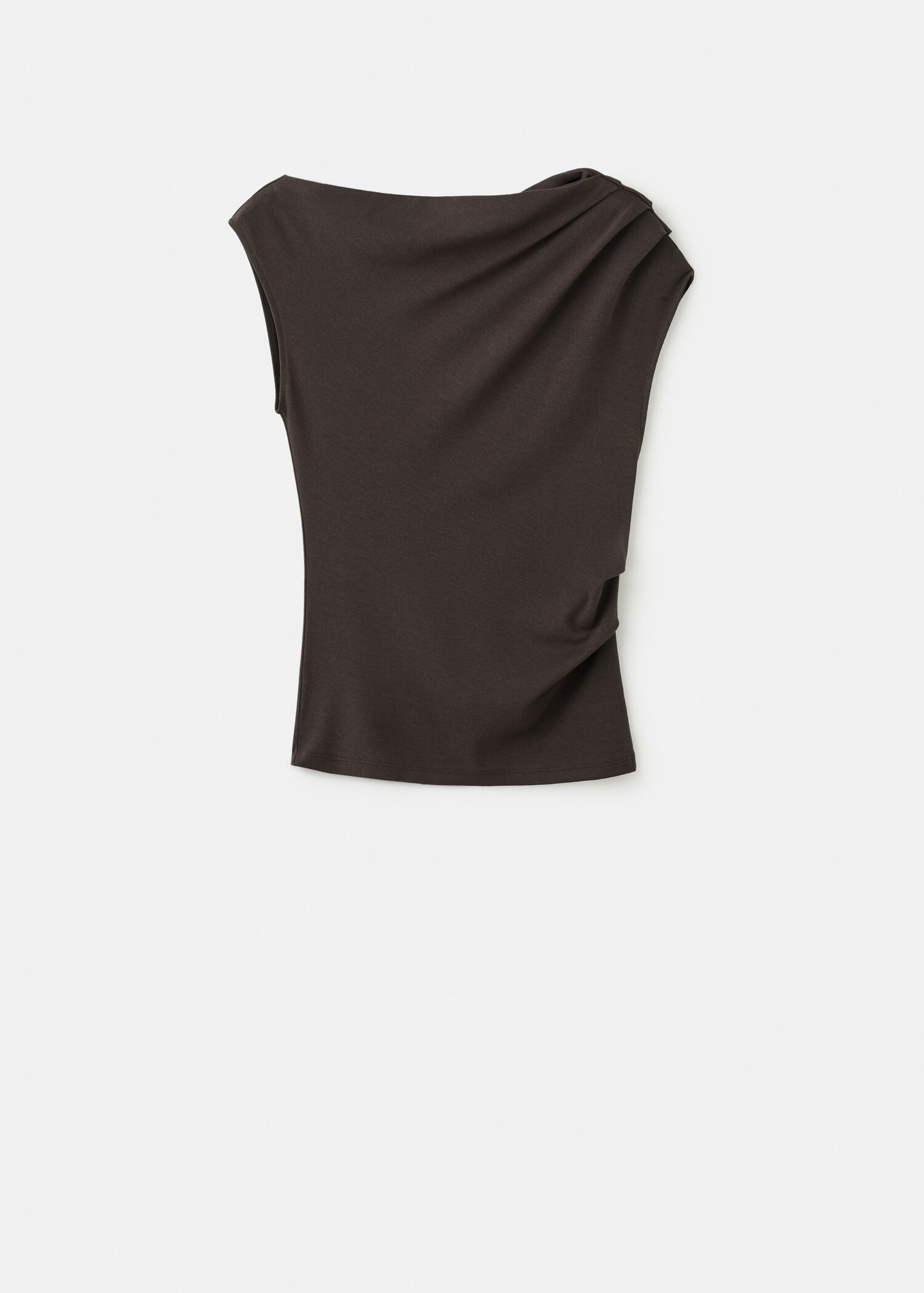 Asymmetric ruched top - Article without model