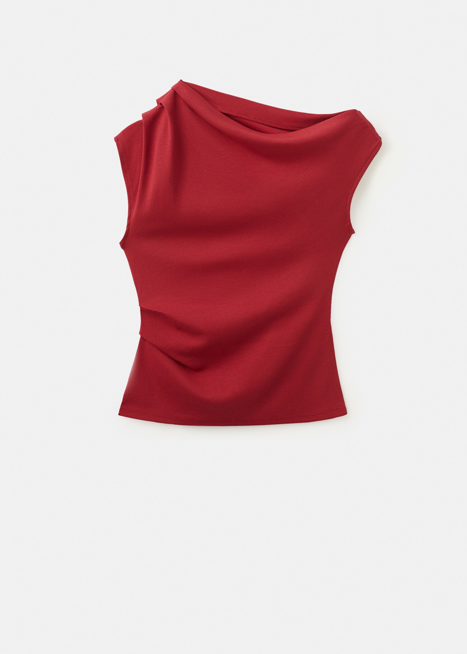 Asymmetric ruched top - Article without model