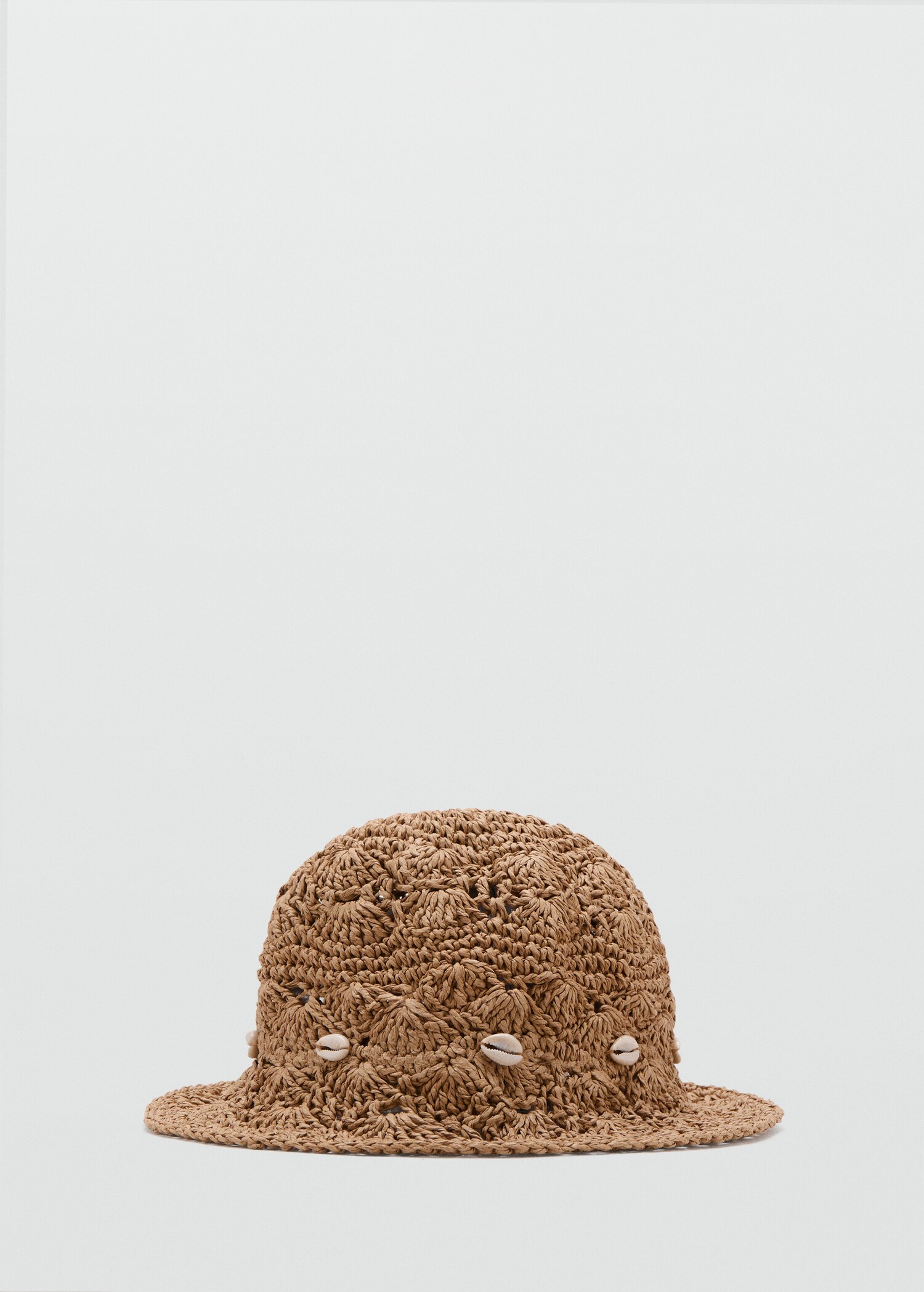 Chapeau raphia détails coquillages - Article sans modèle