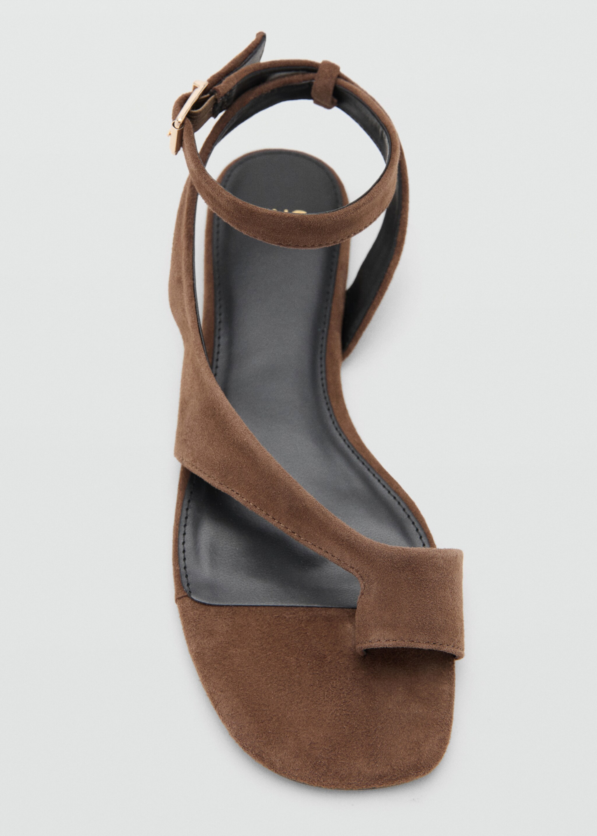 Leather straps sandals - Details of the article 2, Brown. Ref: 27047786-00.