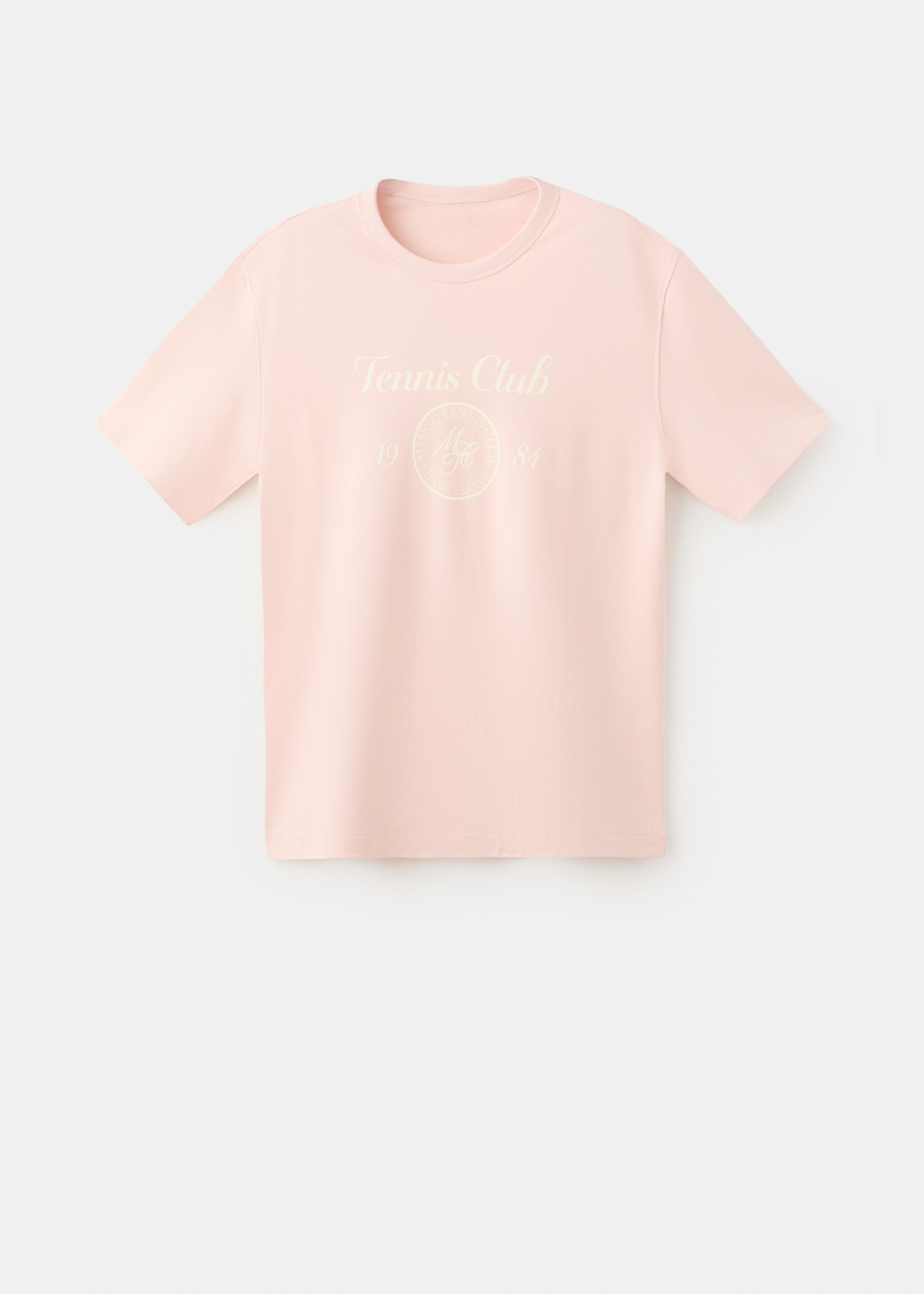 100% cotton printed t-shirt - Article without model, Light Pink. Ref: 27047793-00.