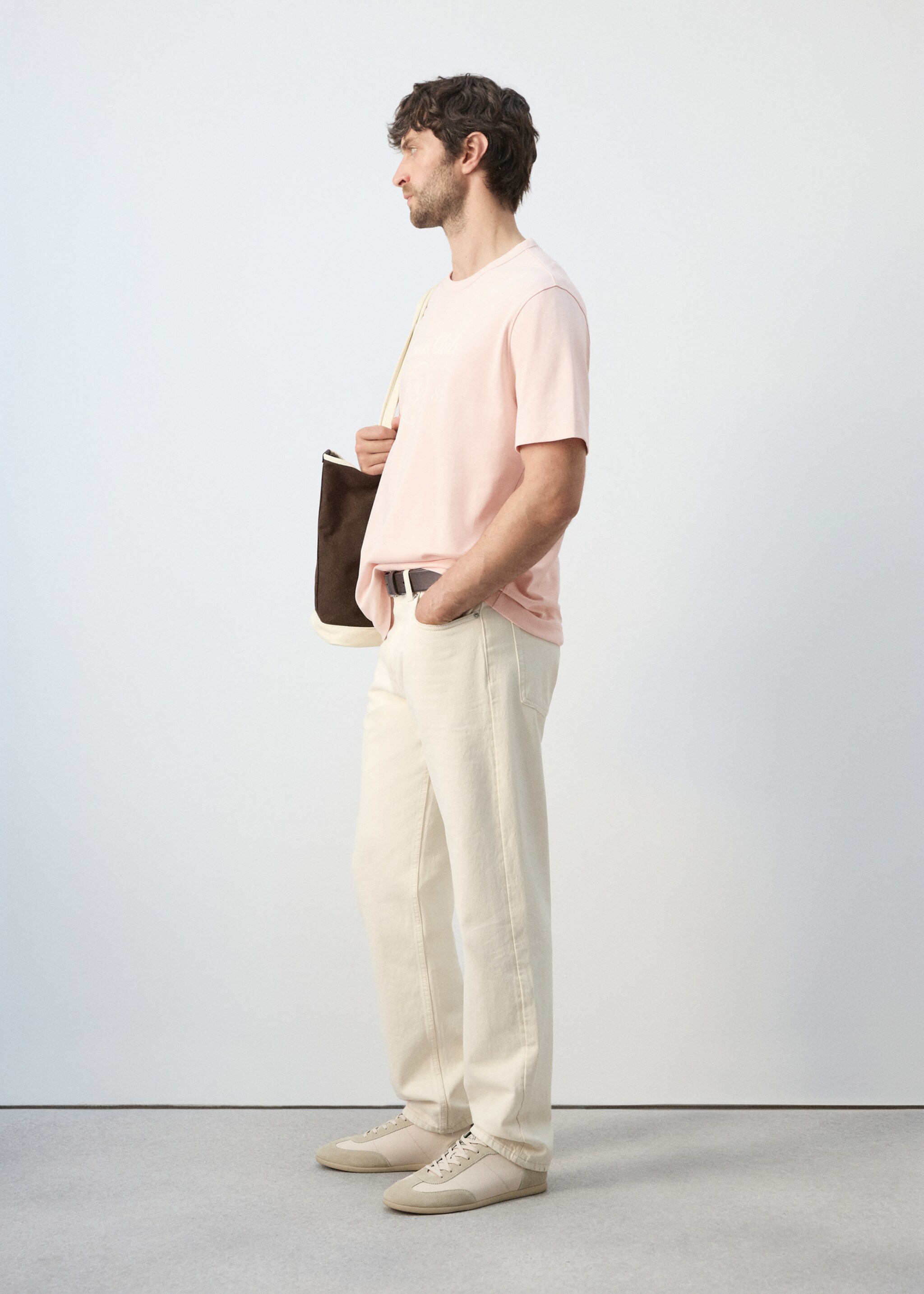 100% cotton printed t-shirt - Details of the article 2, Light Pink. Ref: 27047793-00.